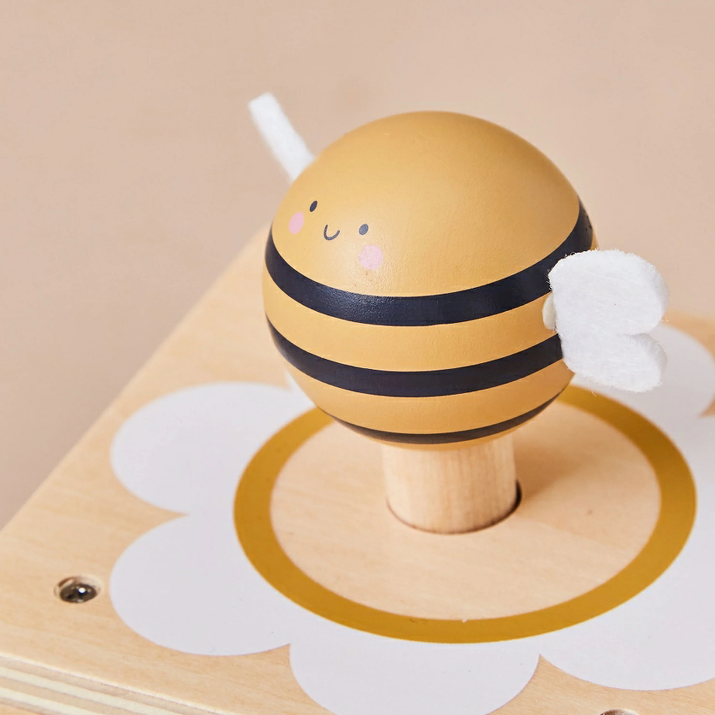 Baby Woodeen Bee Activity Cube - Image 4
