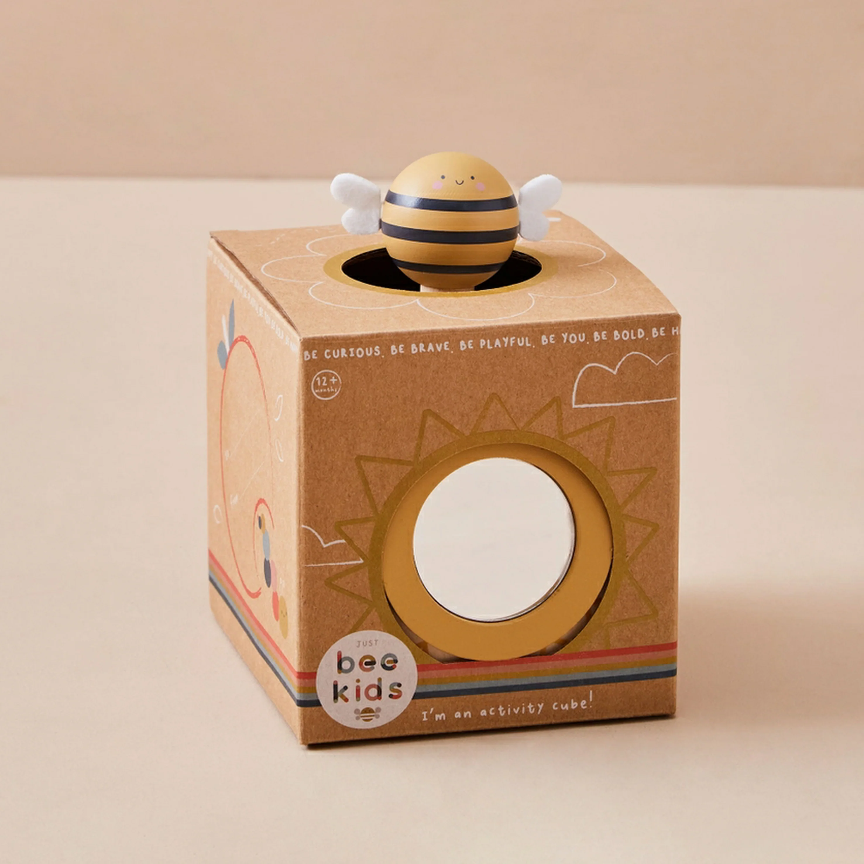 Baby Woodeen Bee Activity Cube - Image 5