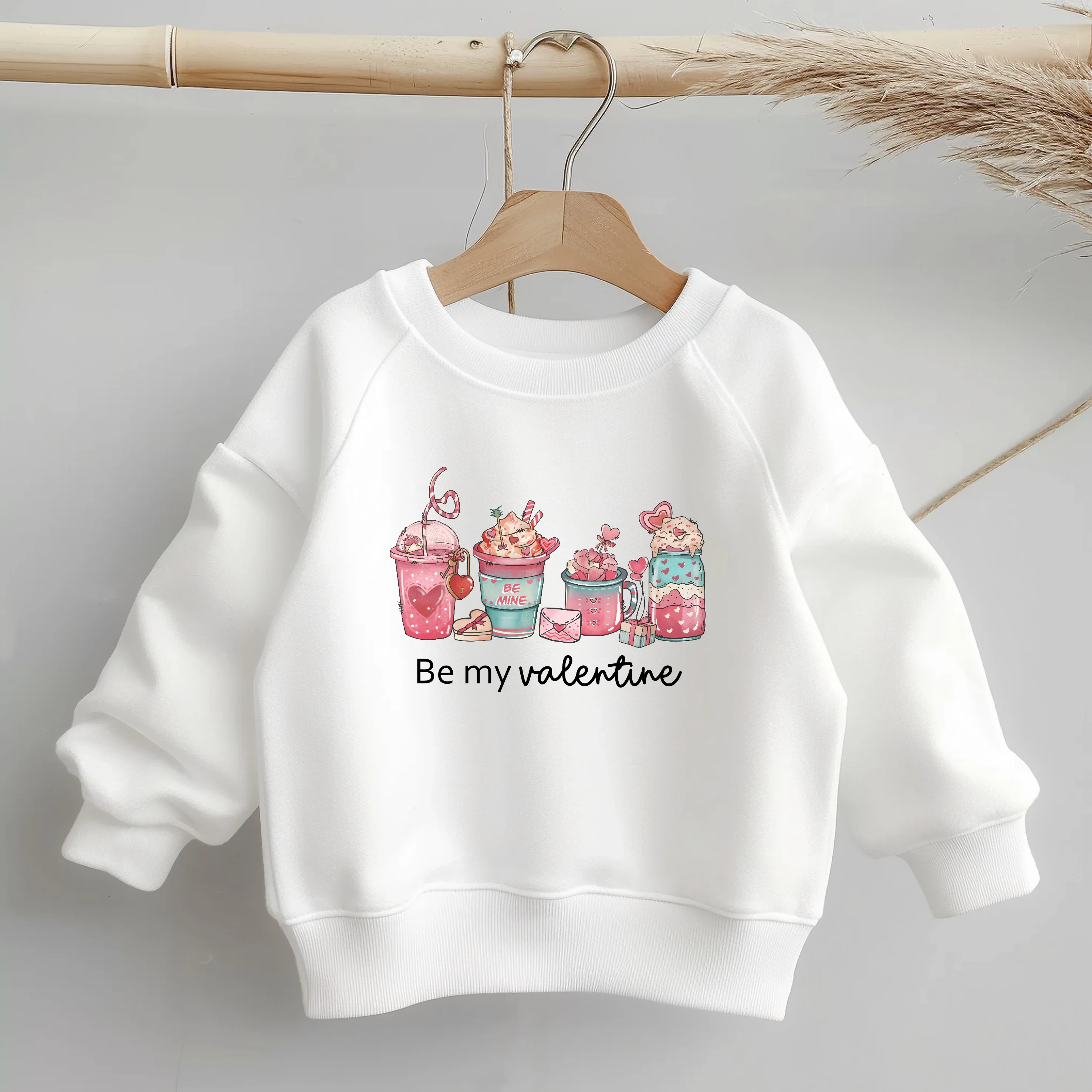 Be My Valentine Mum and Baby Matching Sweatshirts - Image 4