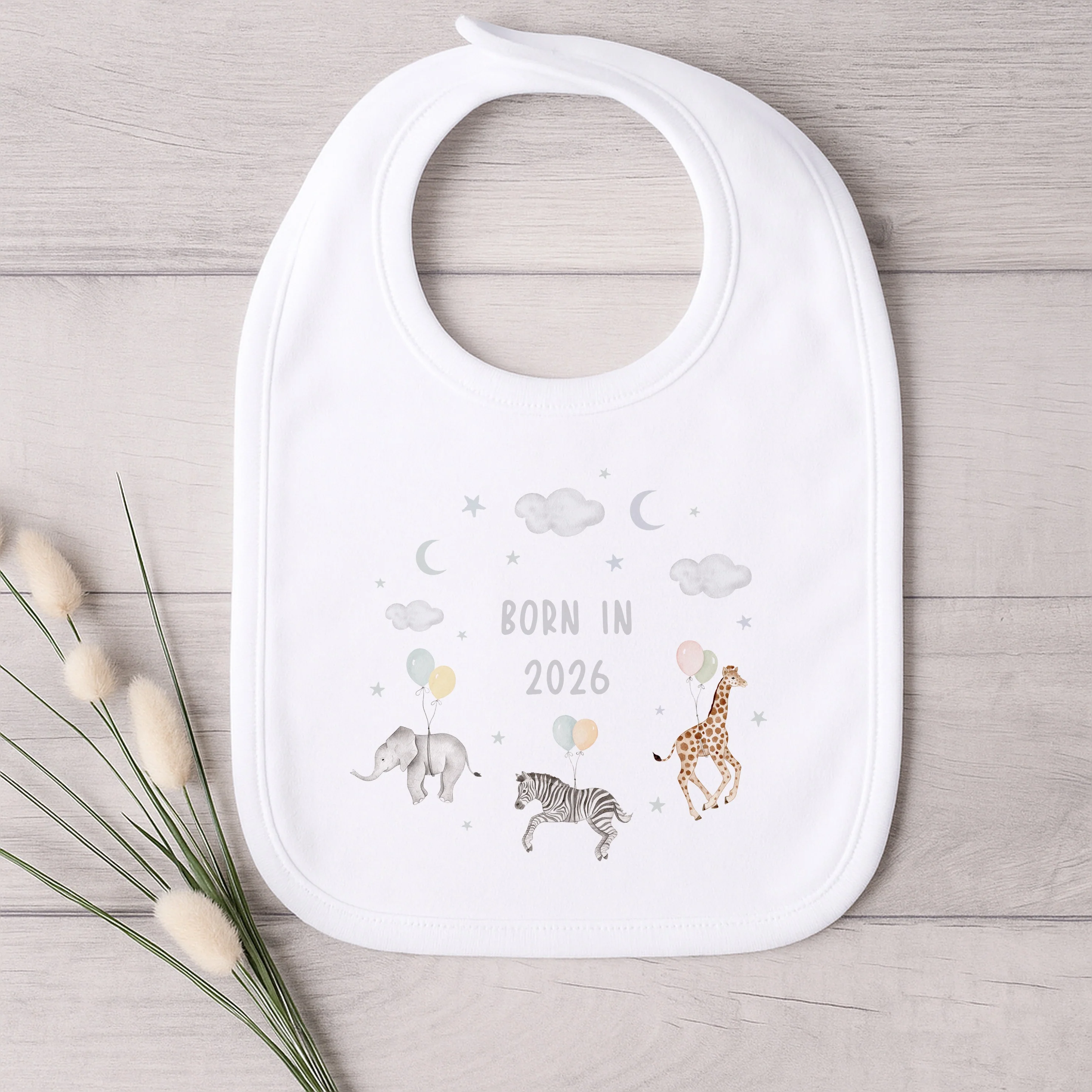 Beige Animal Wreath Born in 2026 Hamper Gift Set - Image 3