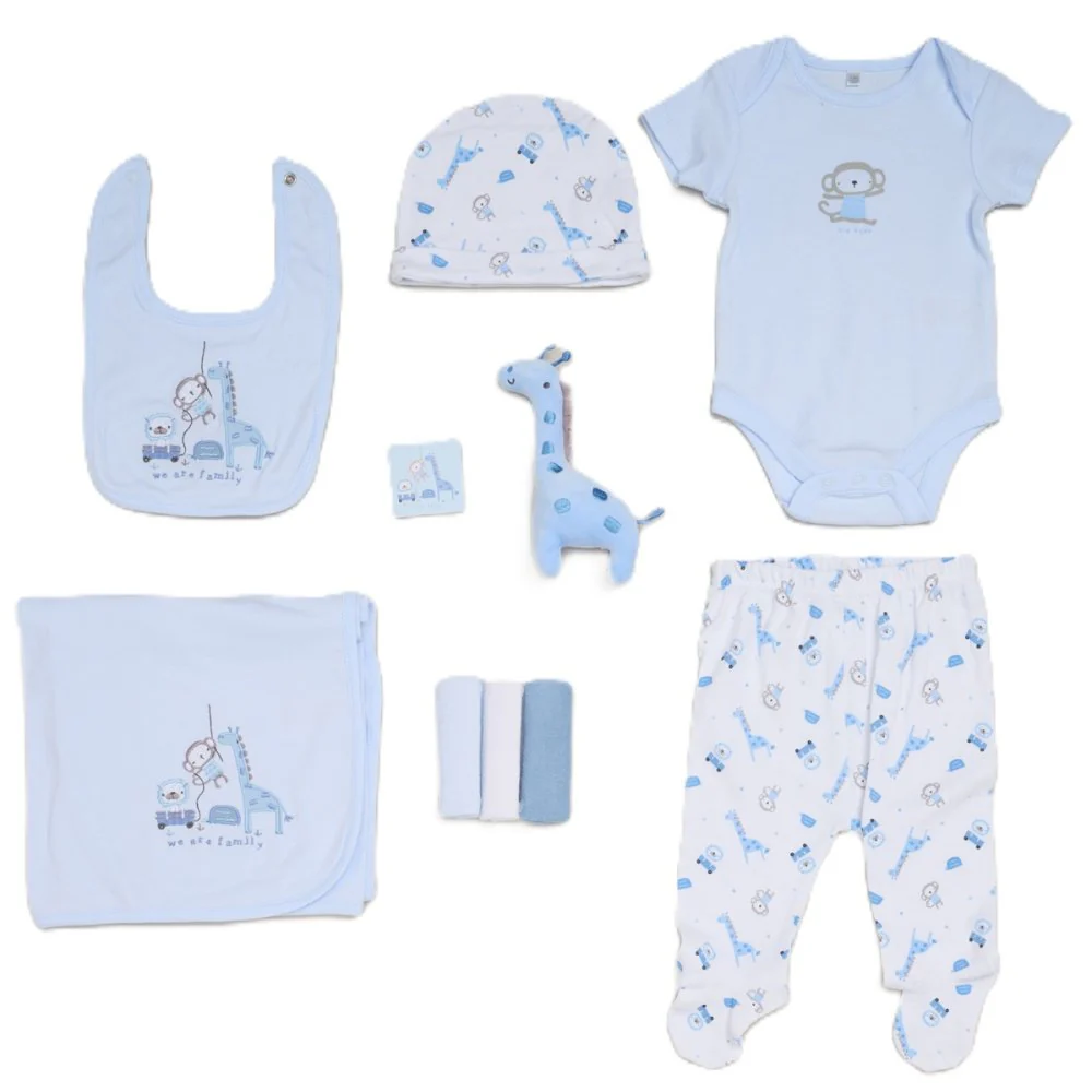 Boys Blue Animals Luxury Gift Hamper Set - Image 4