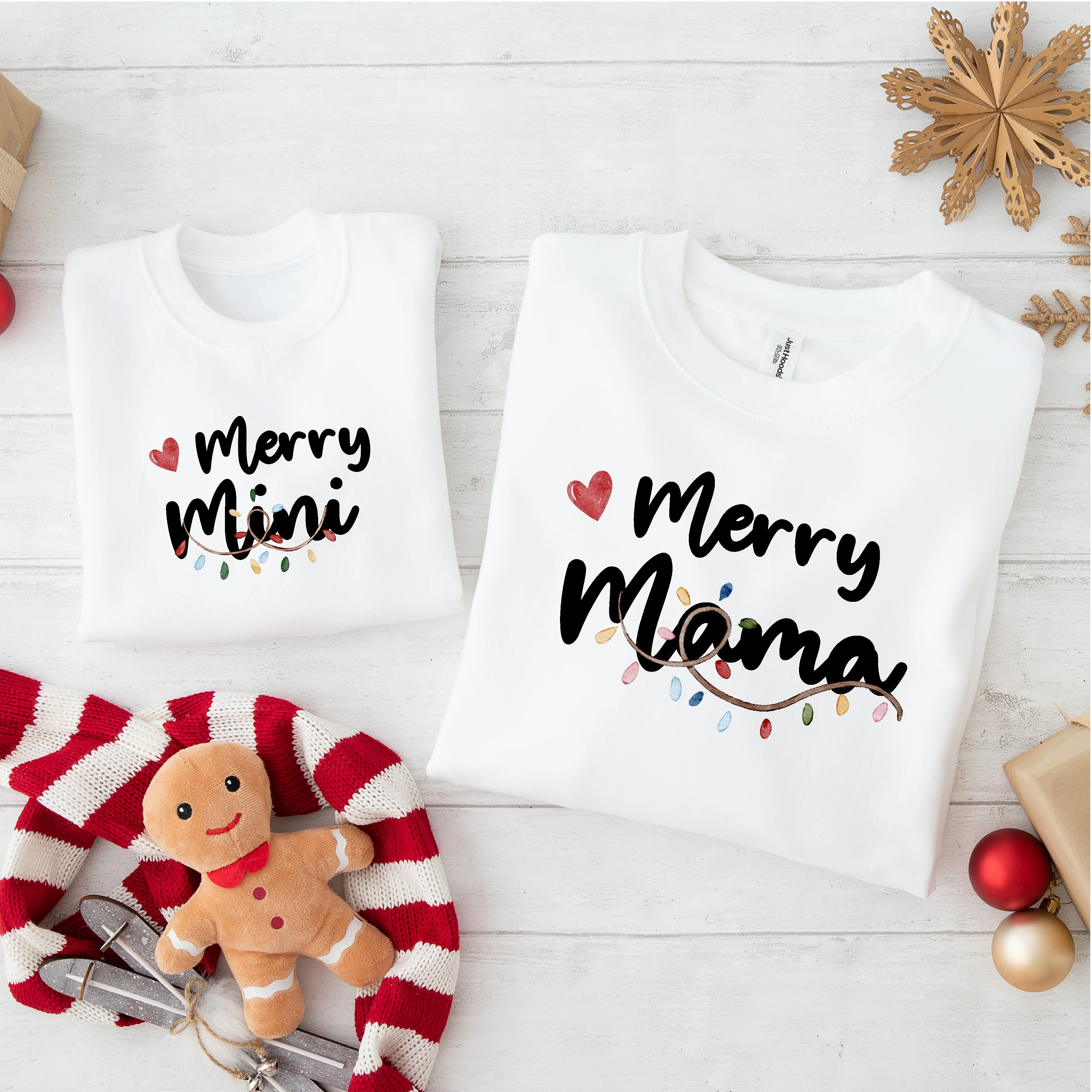 Christmas Merry Mum & Mini Sweatshirt/Babygrow - Image 2