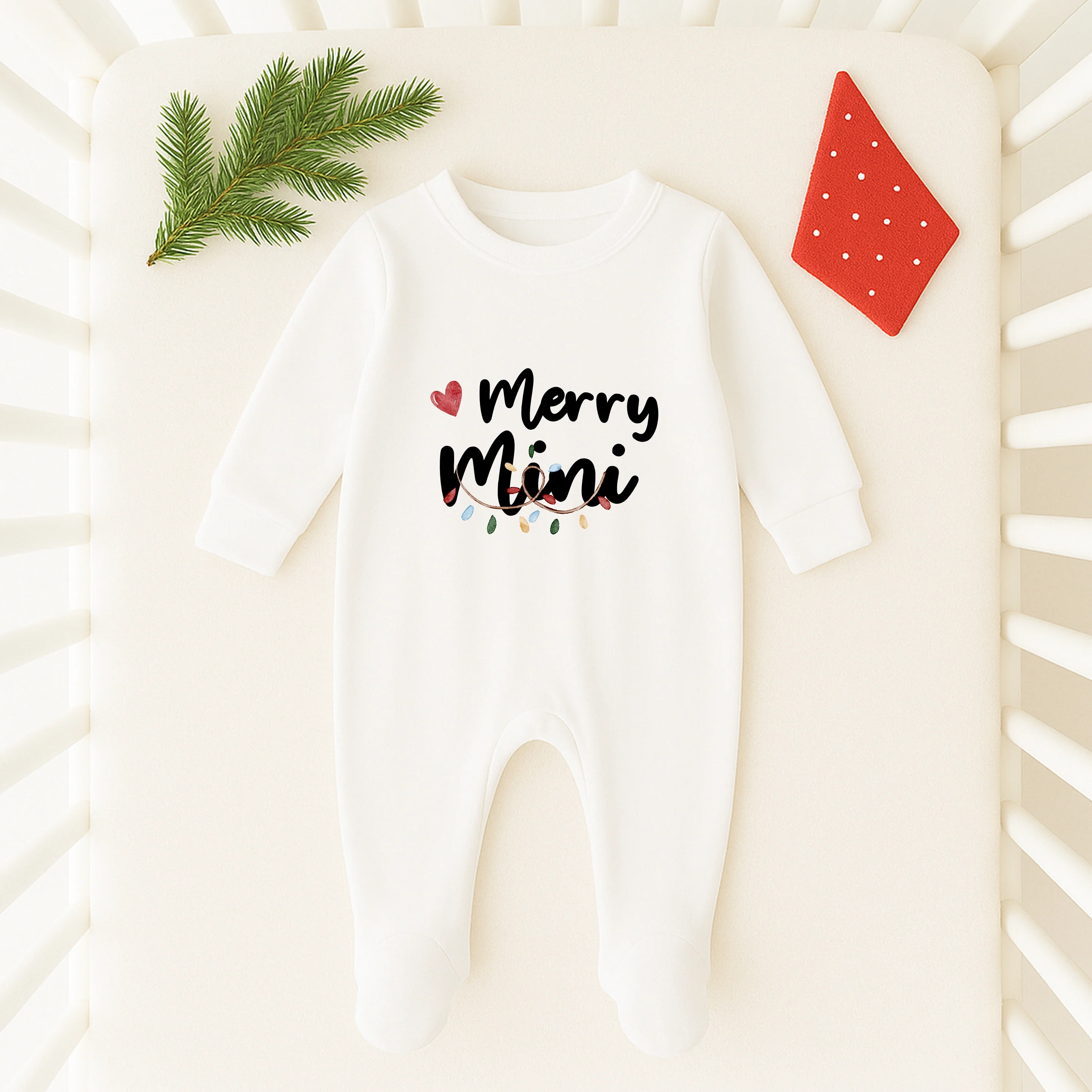Christmas Merry Mum & Mini Sweatshirt/Babygrow - Image 5