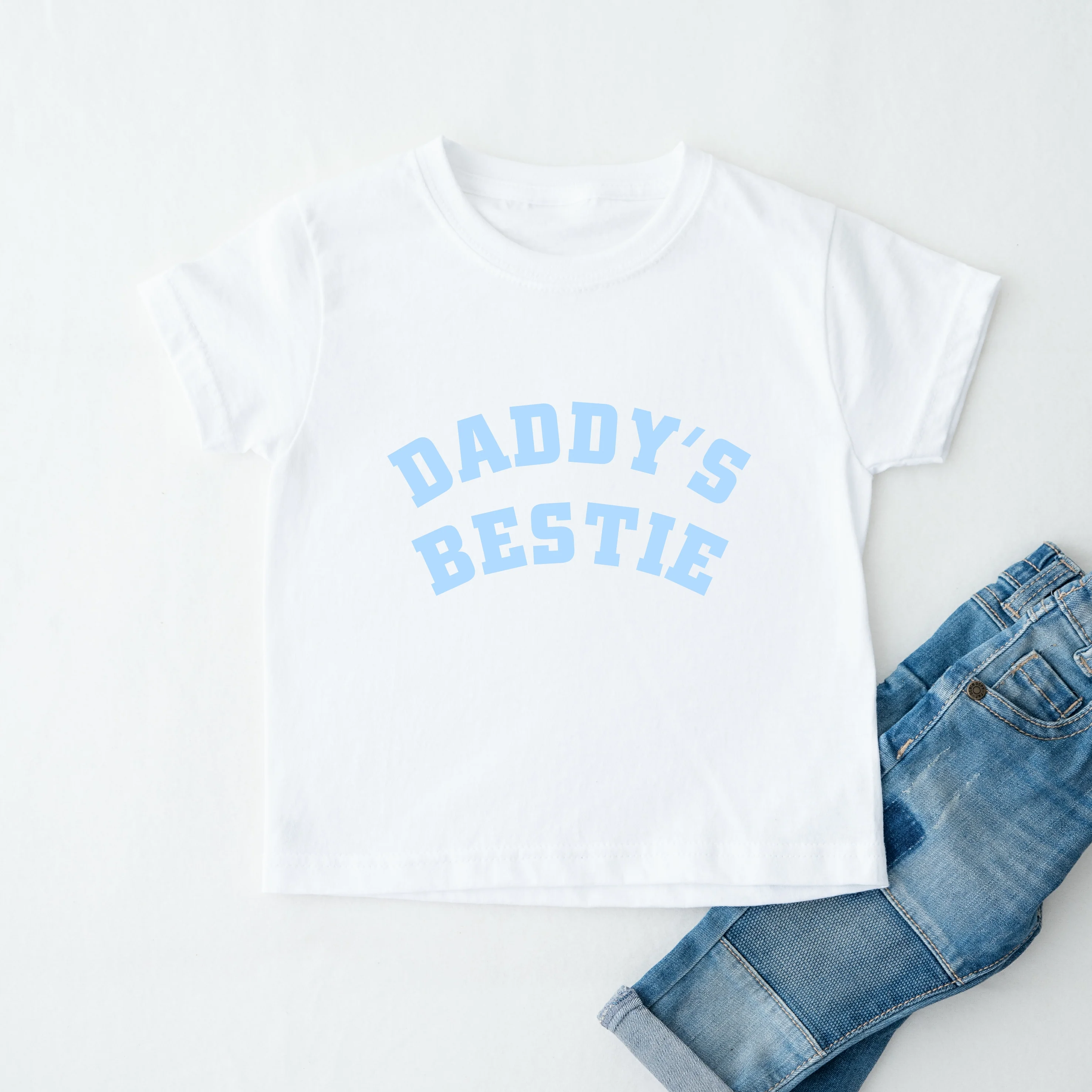 Daddys Bestie Blue Matching Outfits - Image 3