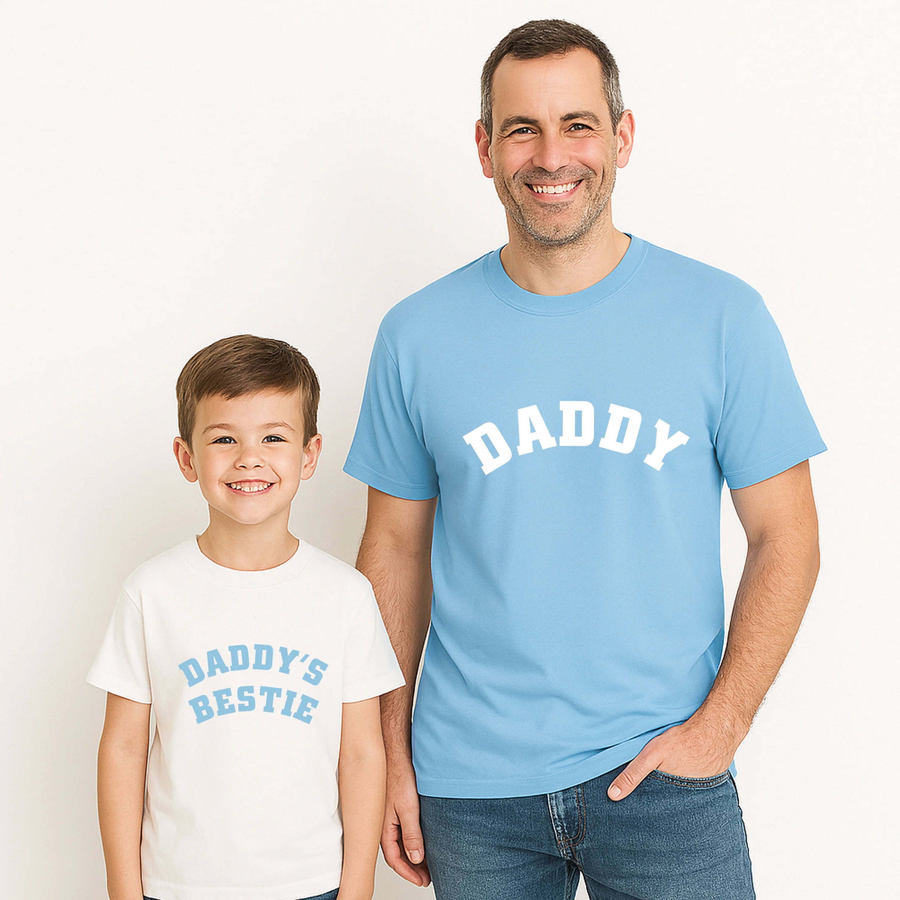 Daddys Bestie Blue Matching Outfits - Image 5