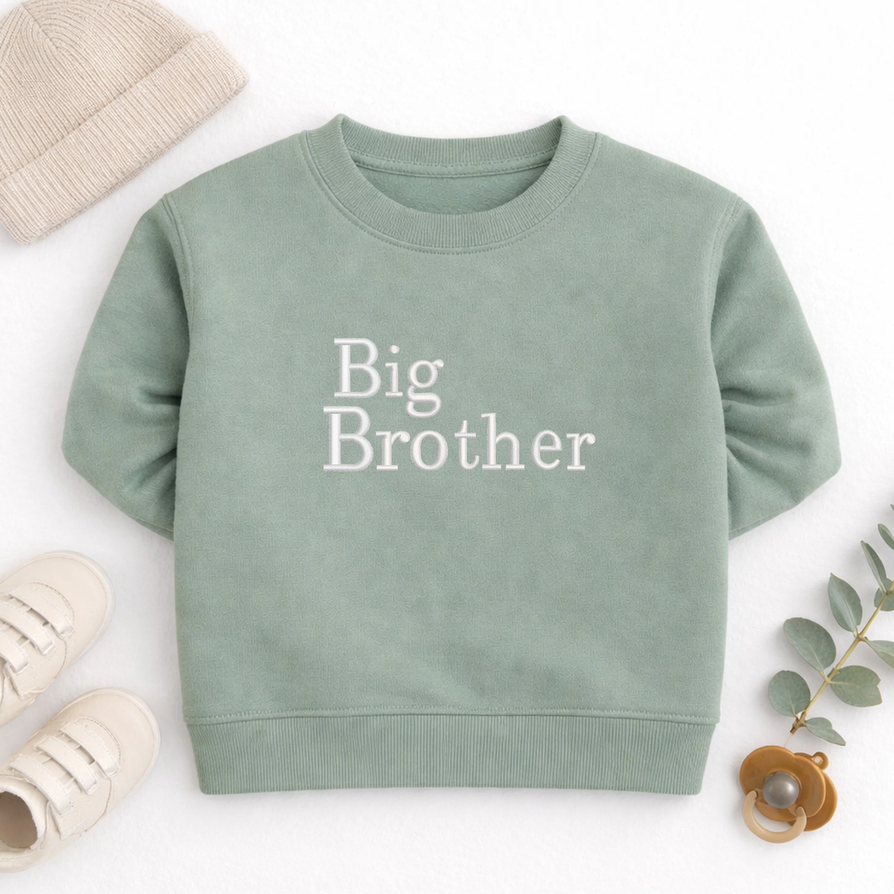 Embroidered Big Brother Sweatshirt - Image 4