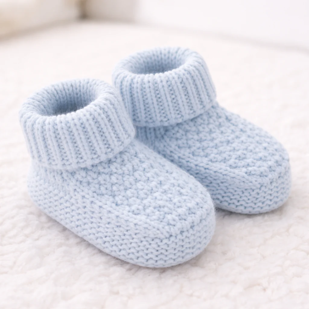 Embroidered Blue Blanket, Hat and Booties Gift Set - Image 6