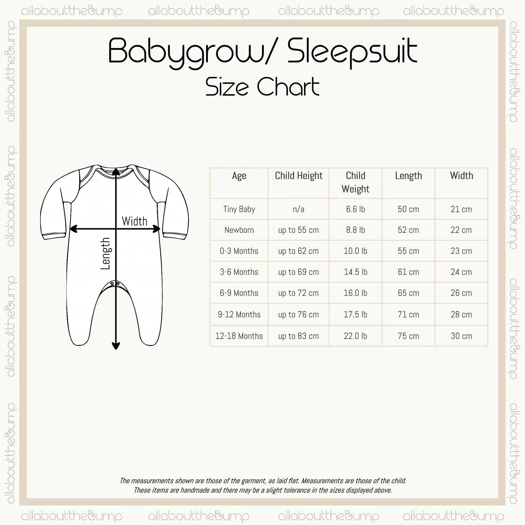 Personalised Beige Rabbit Initial Babygrow/Romper - Image 5
