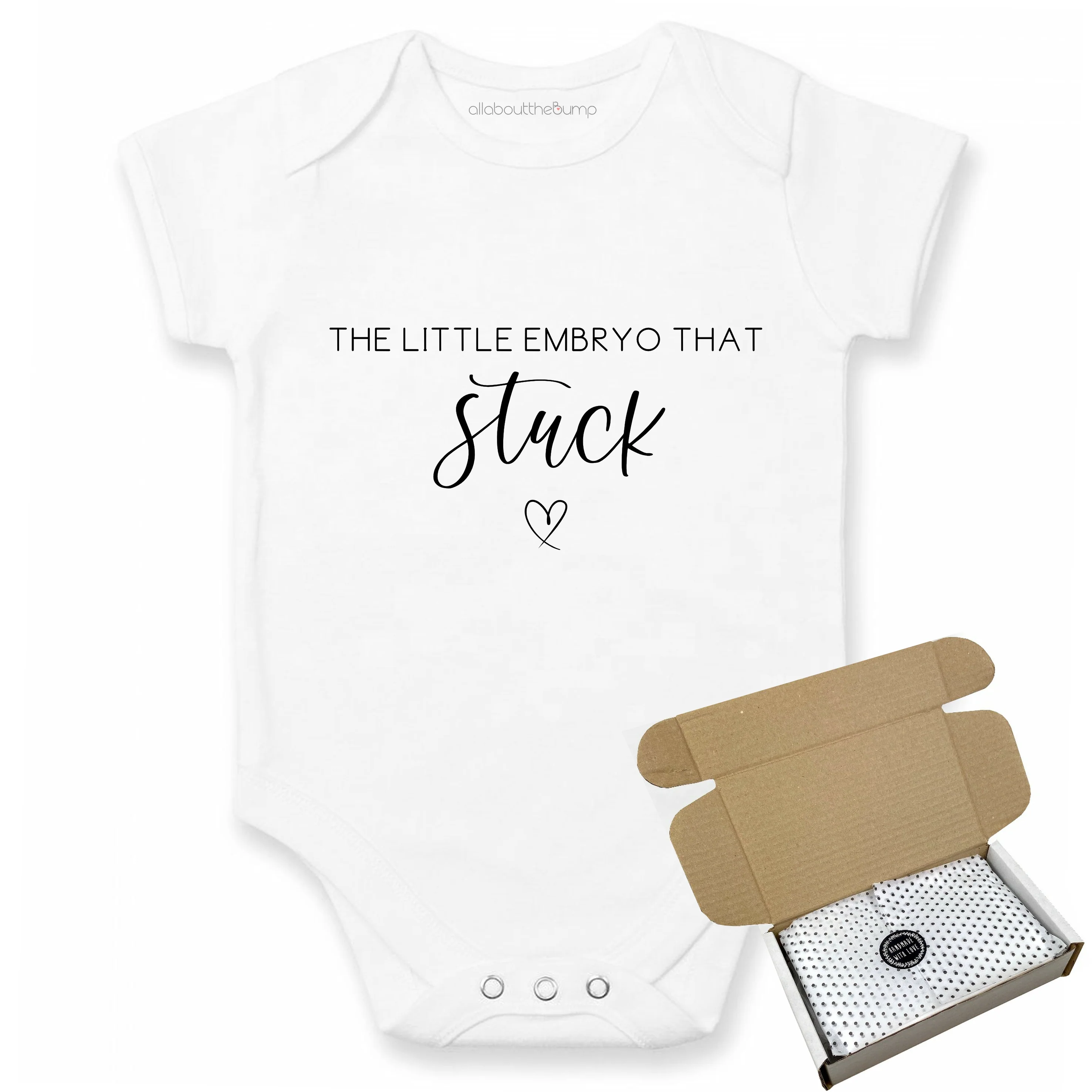Embryo that stuck IVF Baby Announcement Vest - Image 3