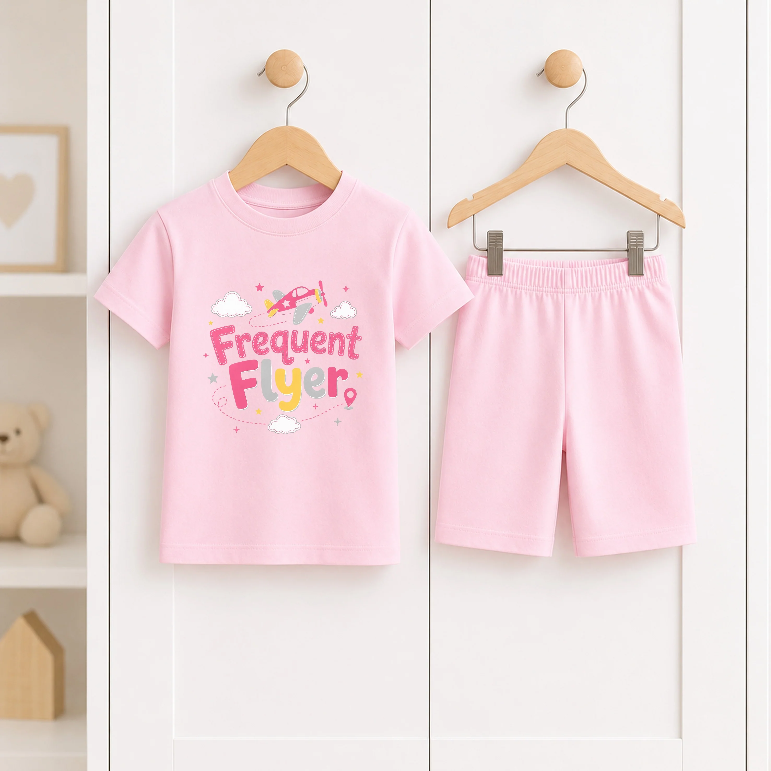Frequent Flyer Toddler Short Set Airport Outfit - Image 7