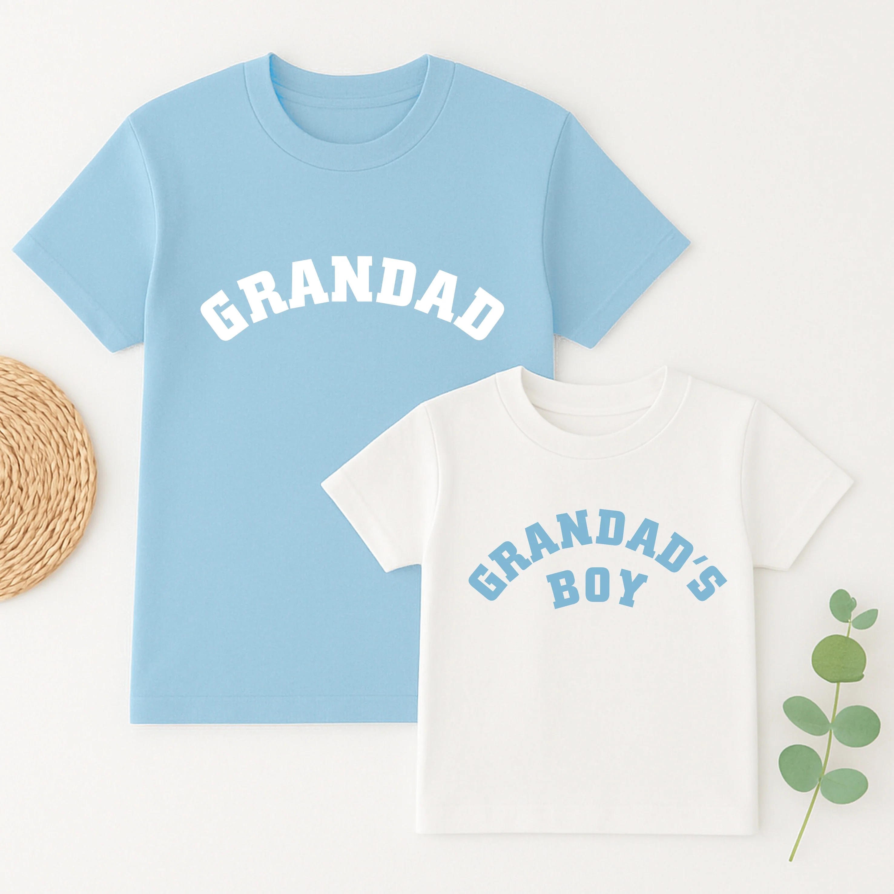 Grandad & Grandad's Boy Blue Matching Outfits