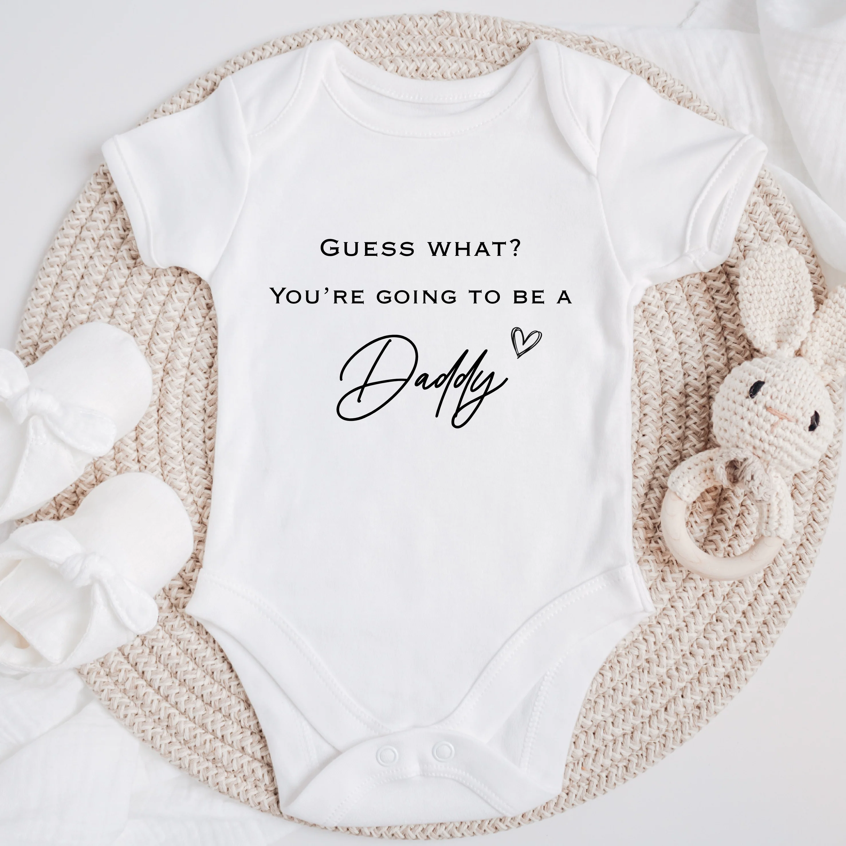 Guess What... You're Going To Be A Daddy Baby Announcement Vest