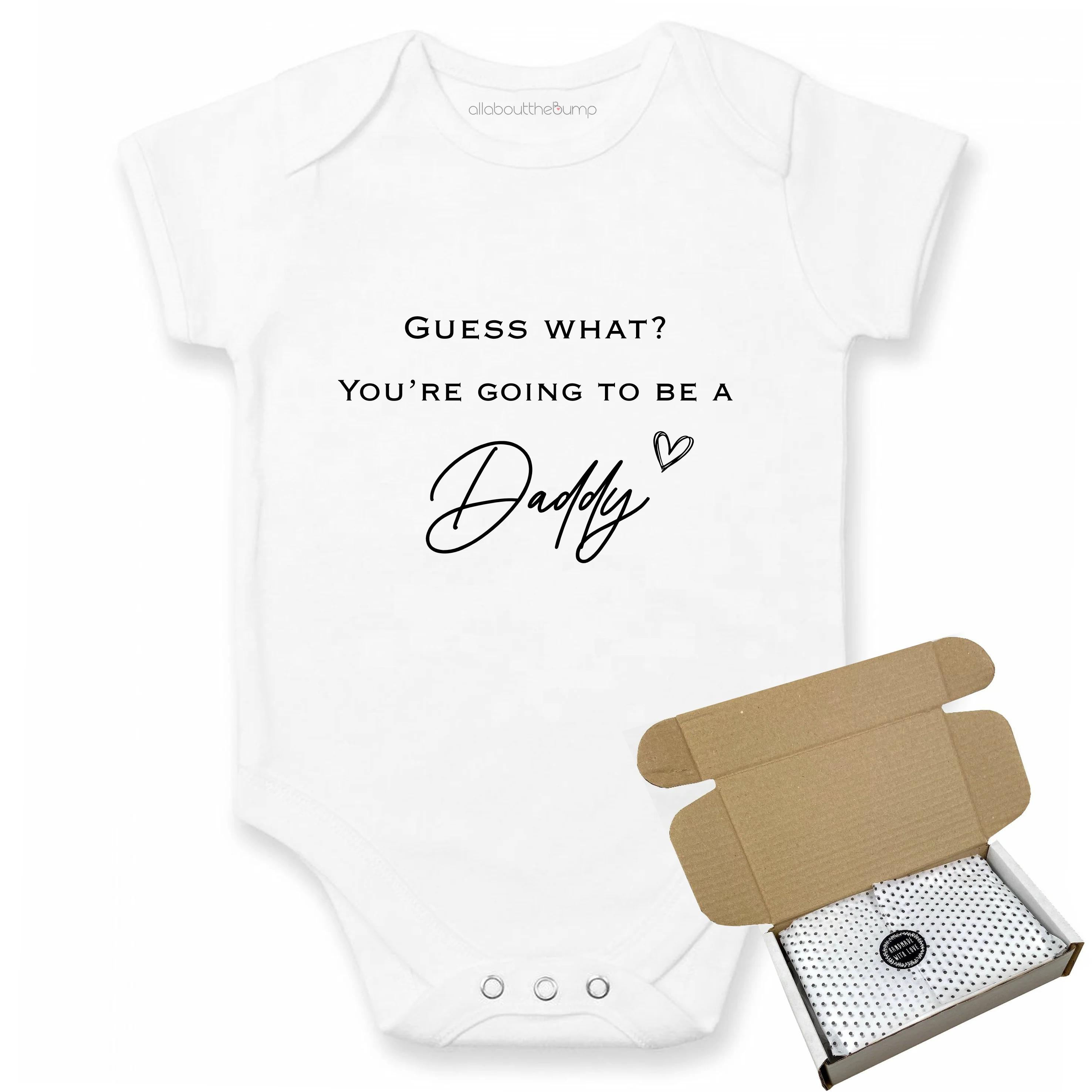 Guess What... You're Going To Be A Daddy Baby Announcement Vest - Image 3