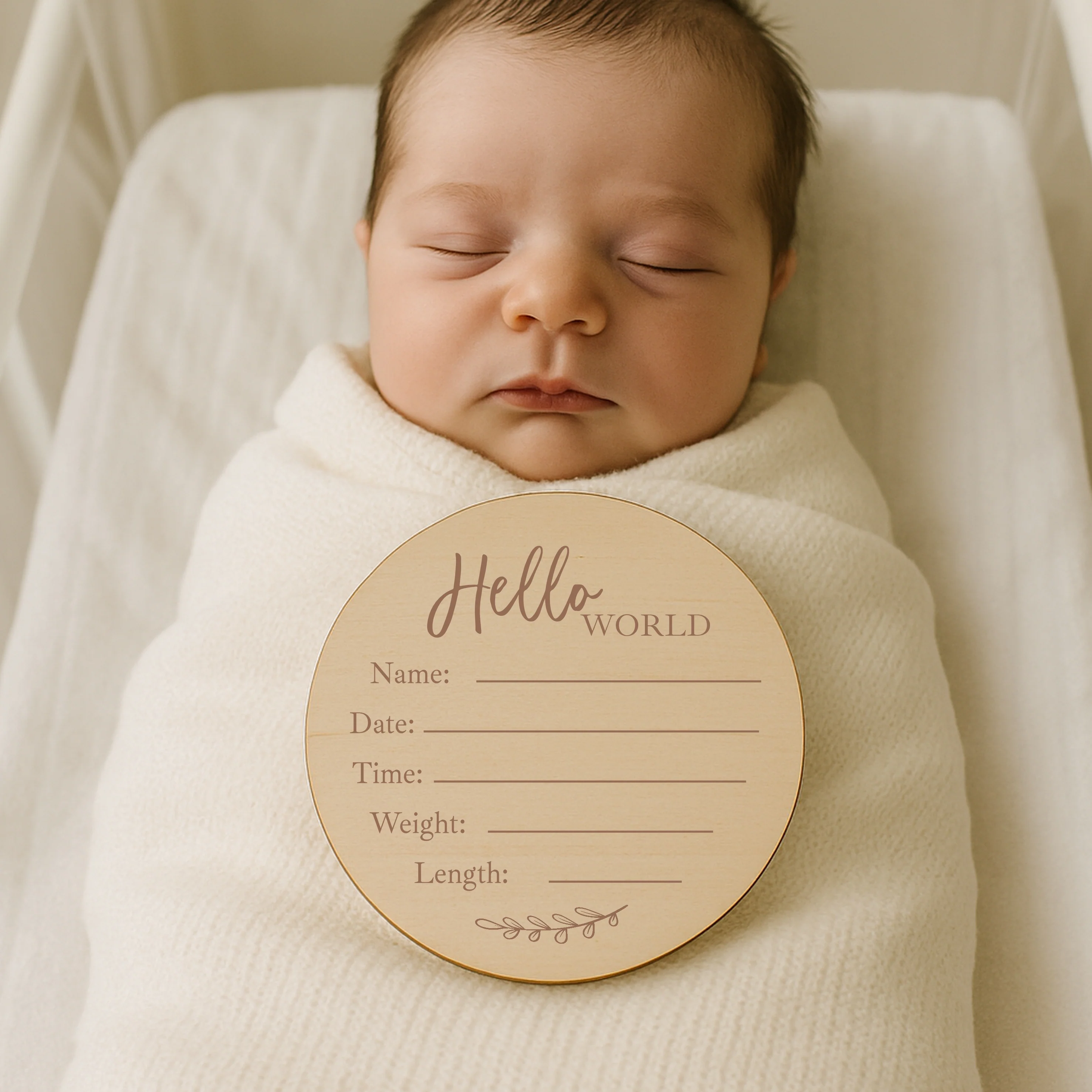 It's A Boy/Girl Announcement Wooden Plaque Set - Image 4
