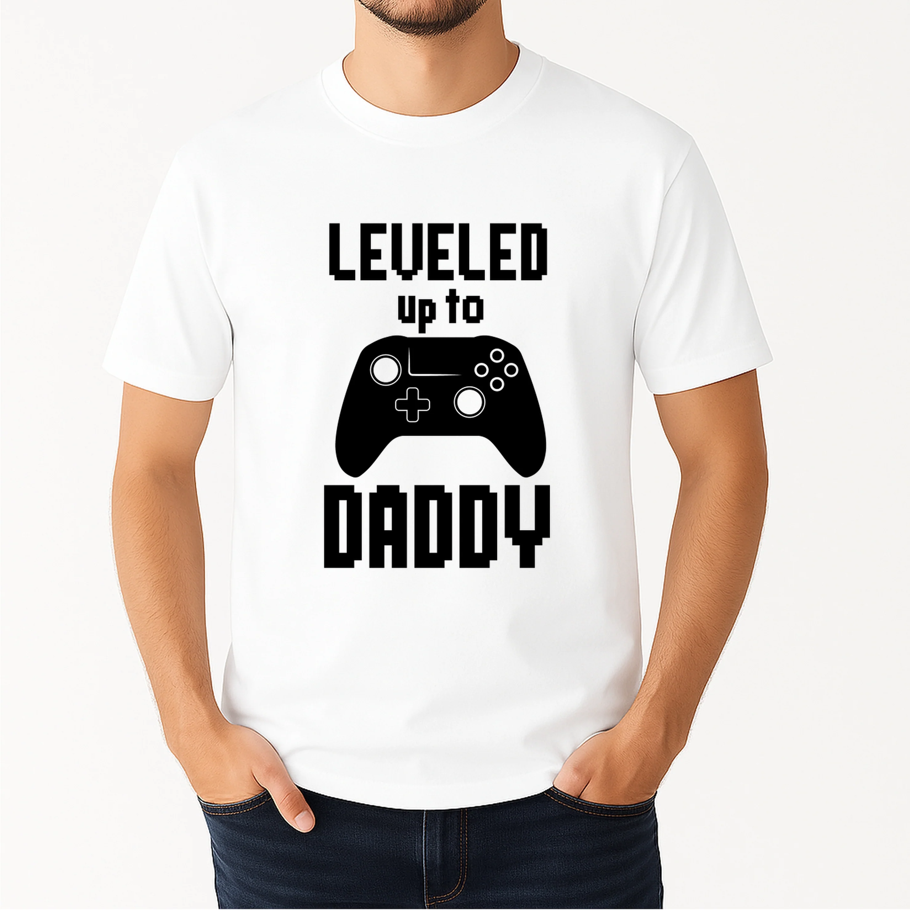 Leveled up to Daddy Gaming Matching Outfits - Image 2