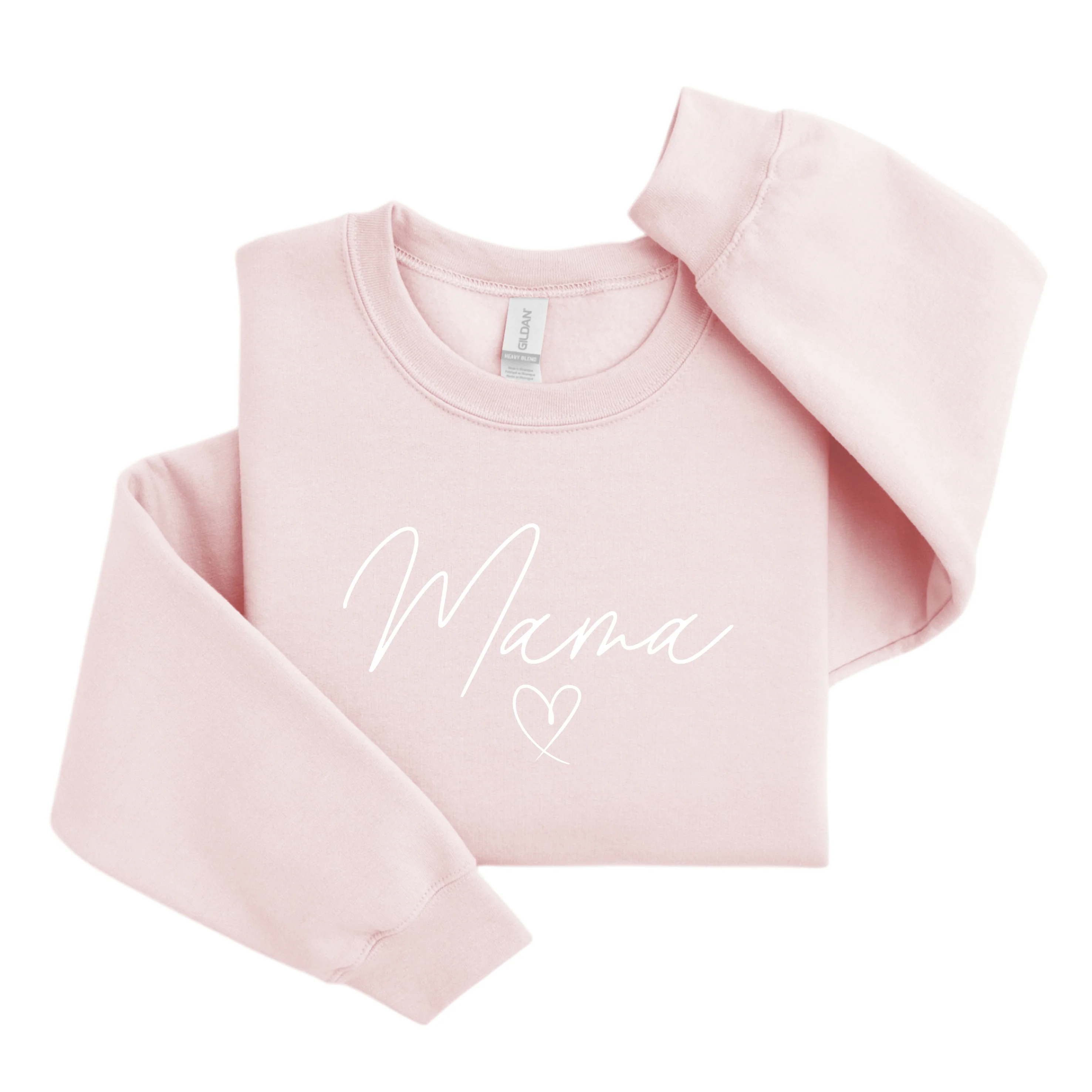 Mama Heart Beige Sweatshirt - Image 4