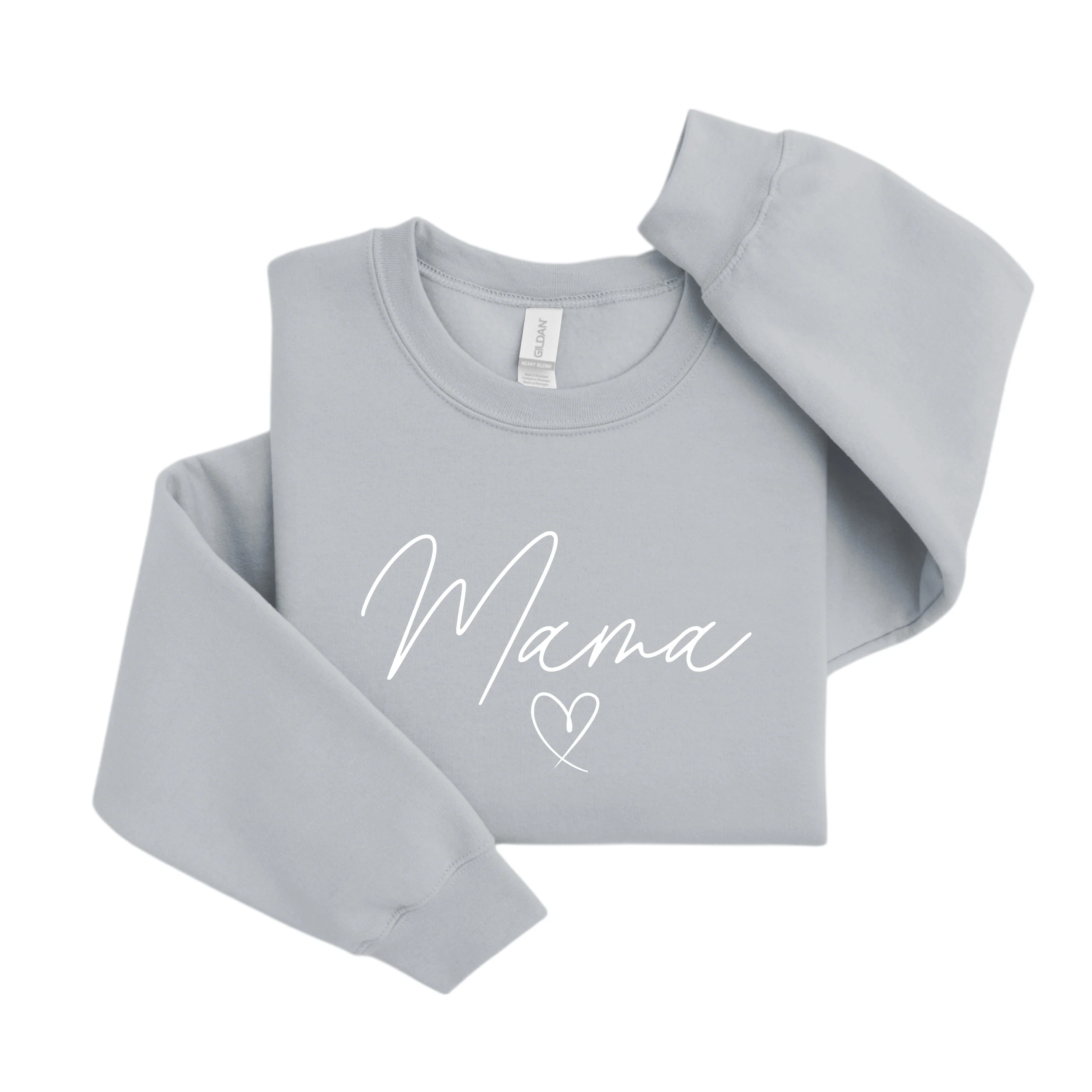 Mama Heart Beige Sweatshirt - Image 5