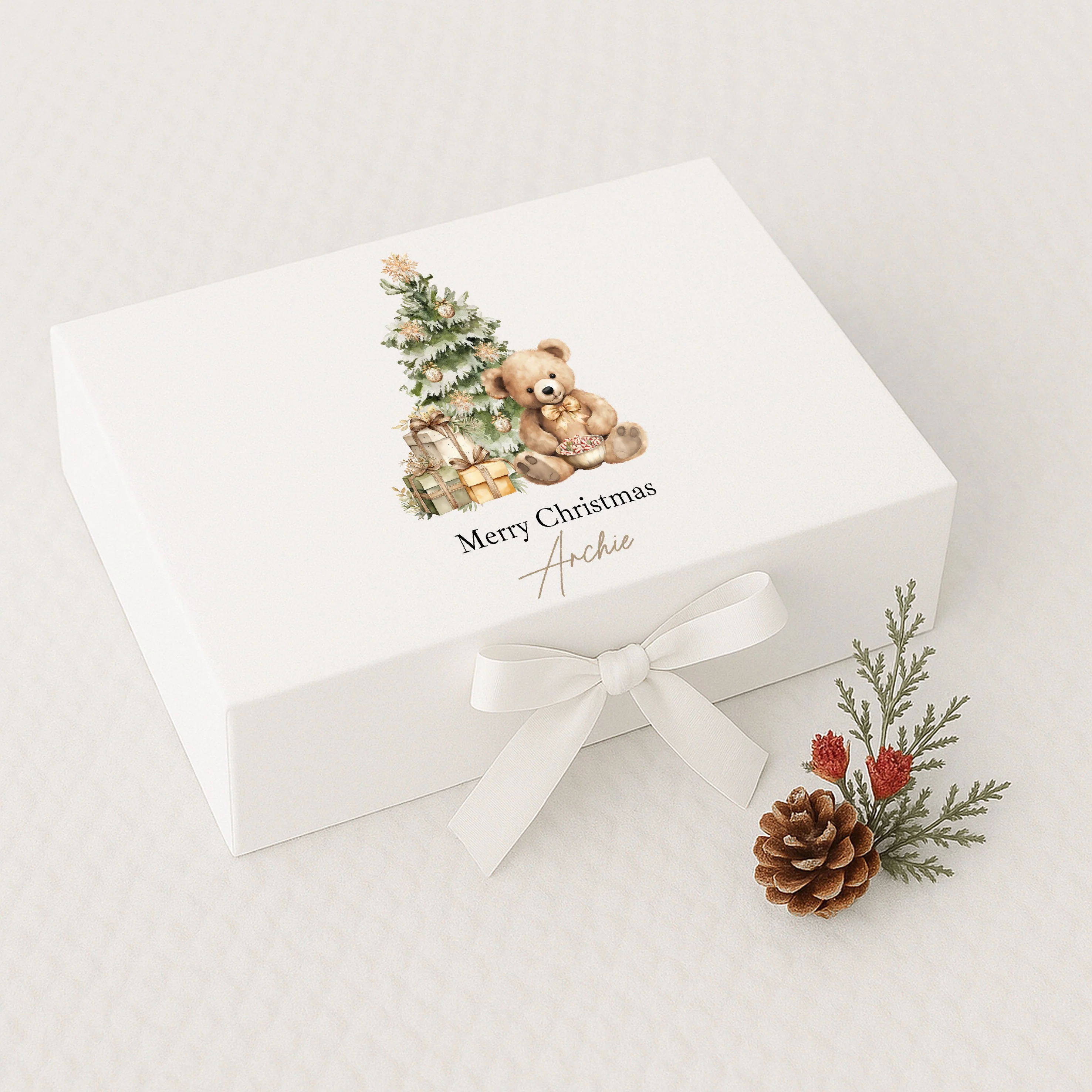 Merry Christmas 2025 Bundle (Pyjama Set, Toy, Ornament, Sack, Stocking & Box) - Image 3