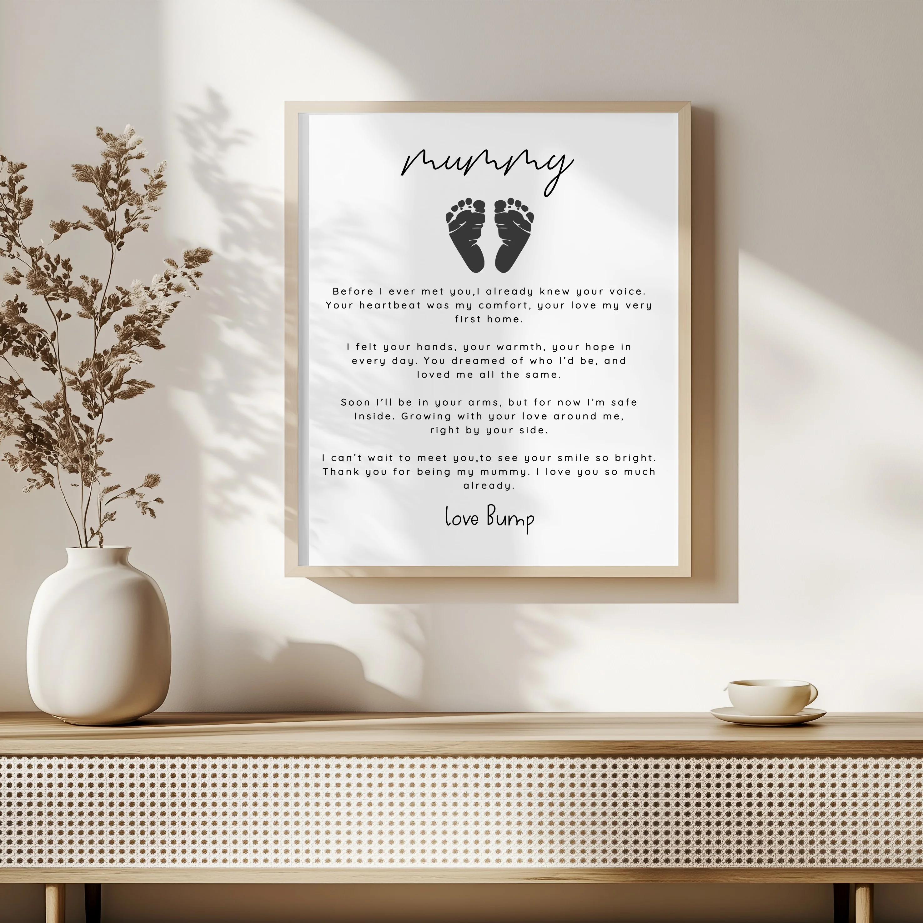 Mummy Poem Love Bump Poster - Image 3