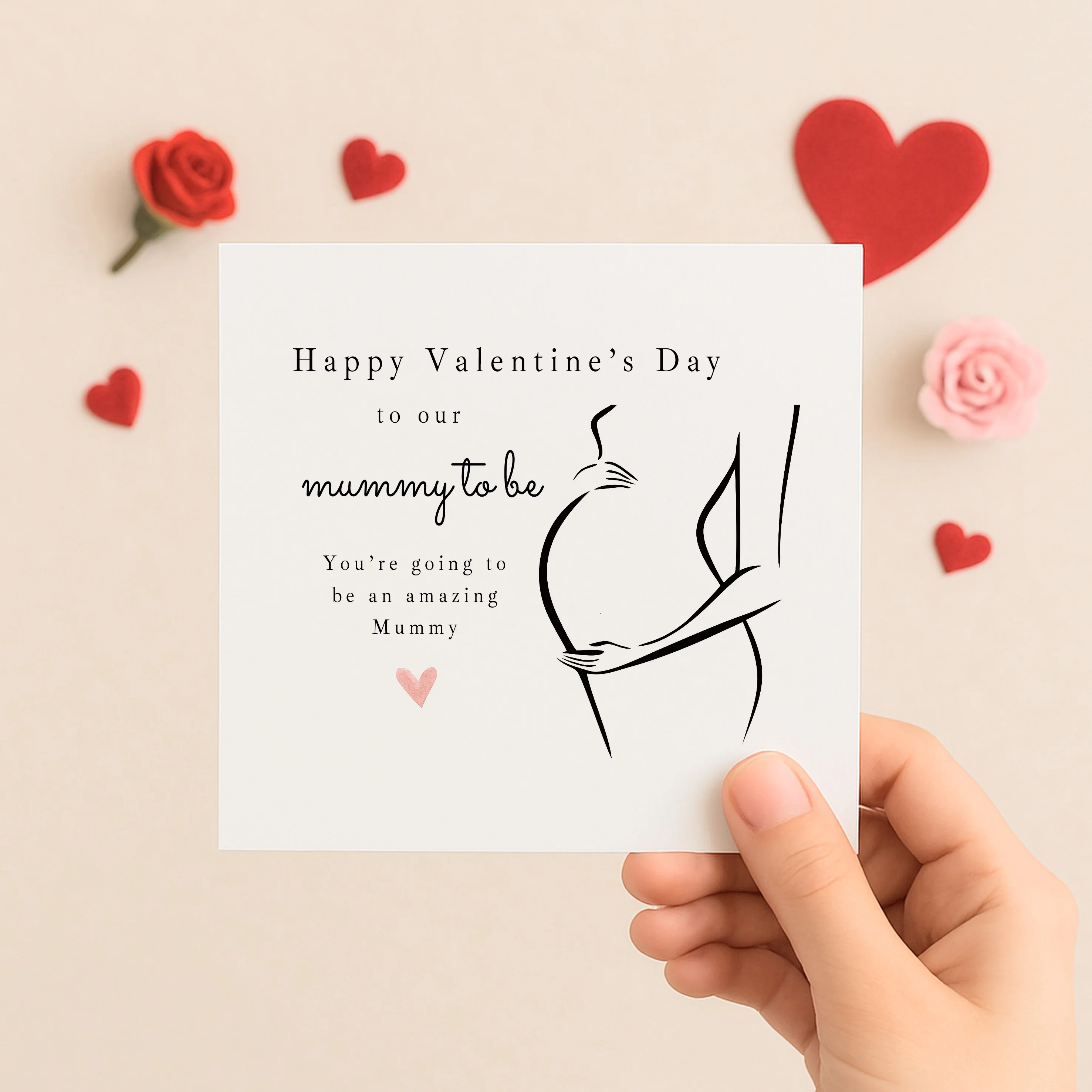 Mummy To Be Happy Valentine's Day Card - Image 2