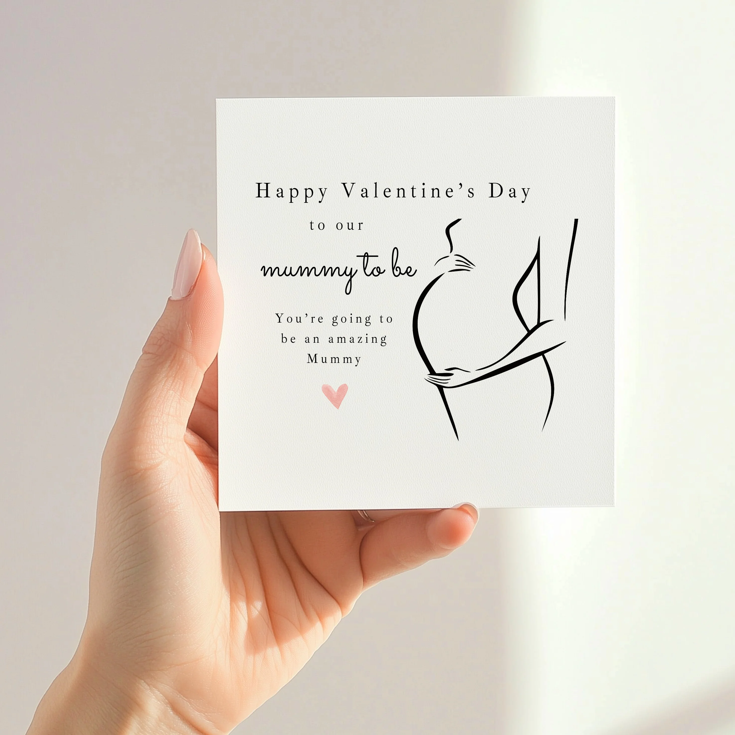 Mummy To Be Happy Valentine's Day Card - Image 3