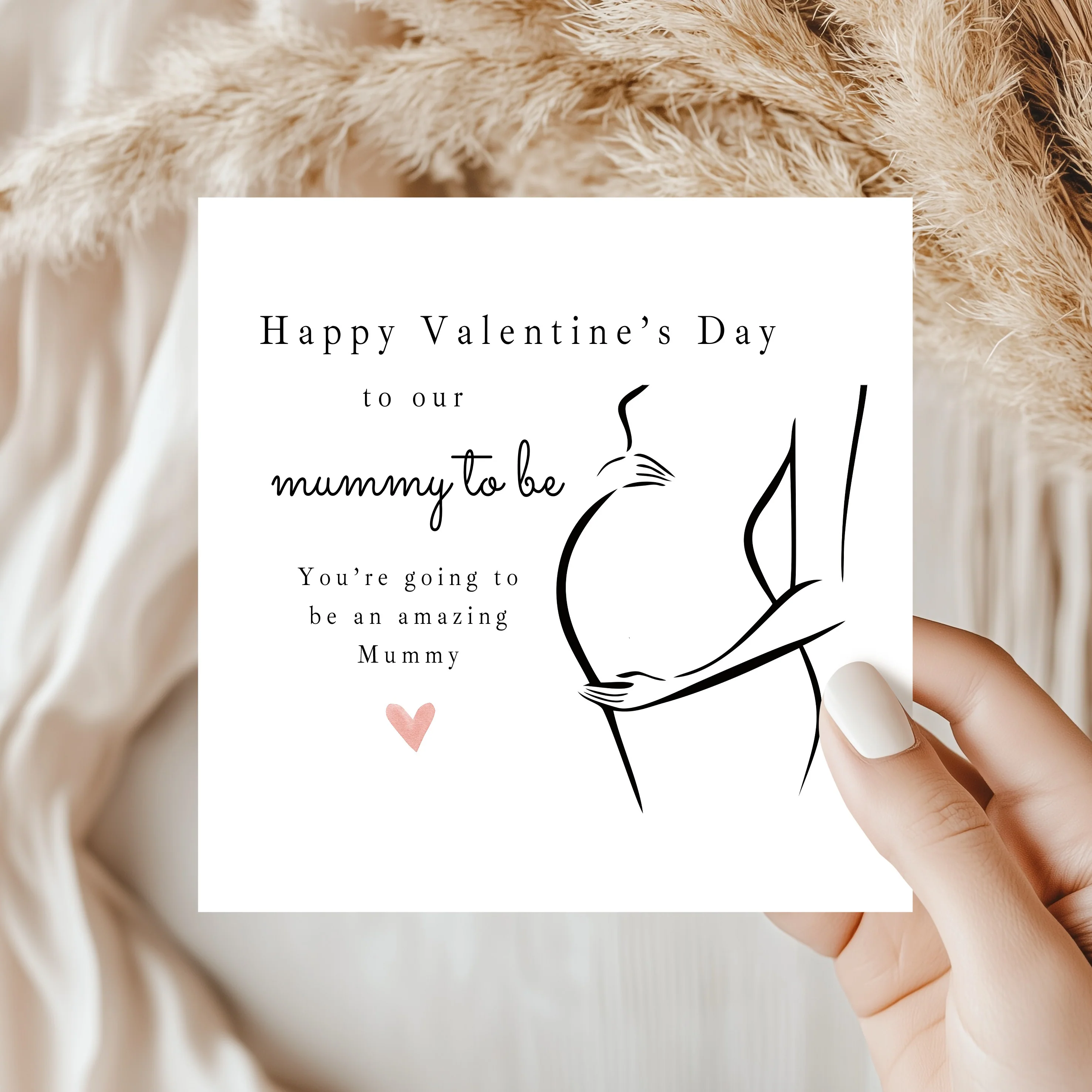 Mummy To Be Happy Valentine's Day Card - Image 7