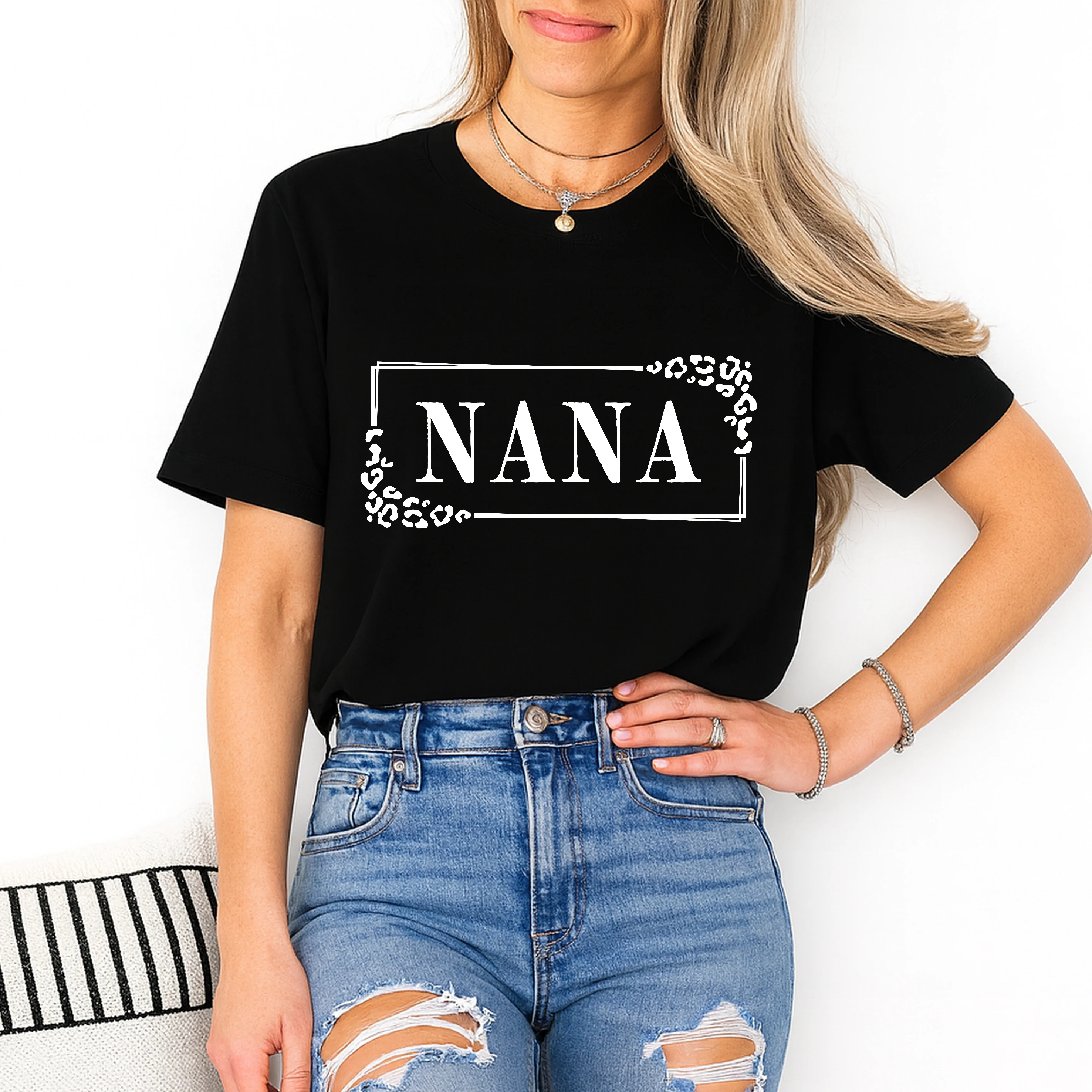 Nana Leopard Print T-shirt - Image 2