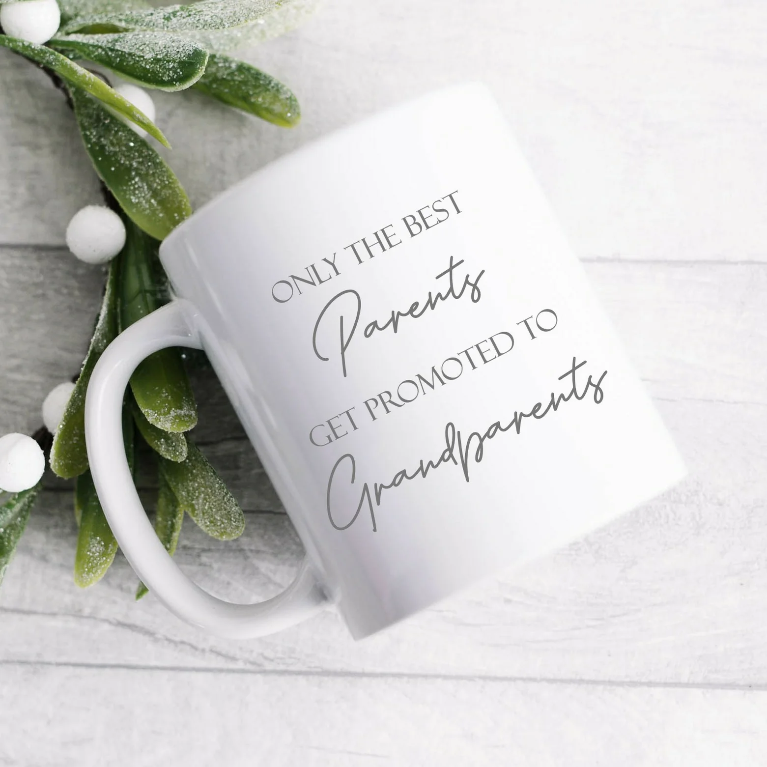 Only The Best Parents Get Promoted To Grandparents Mug - Image 2