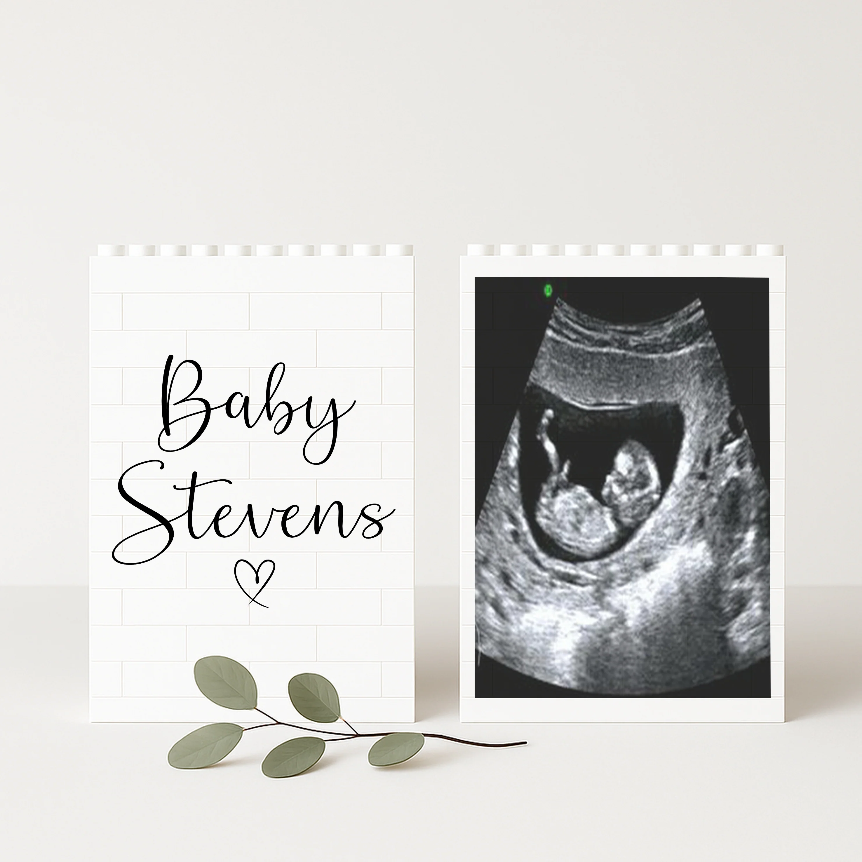 Personalised Baby Name Scan Building Blocks - Image 2