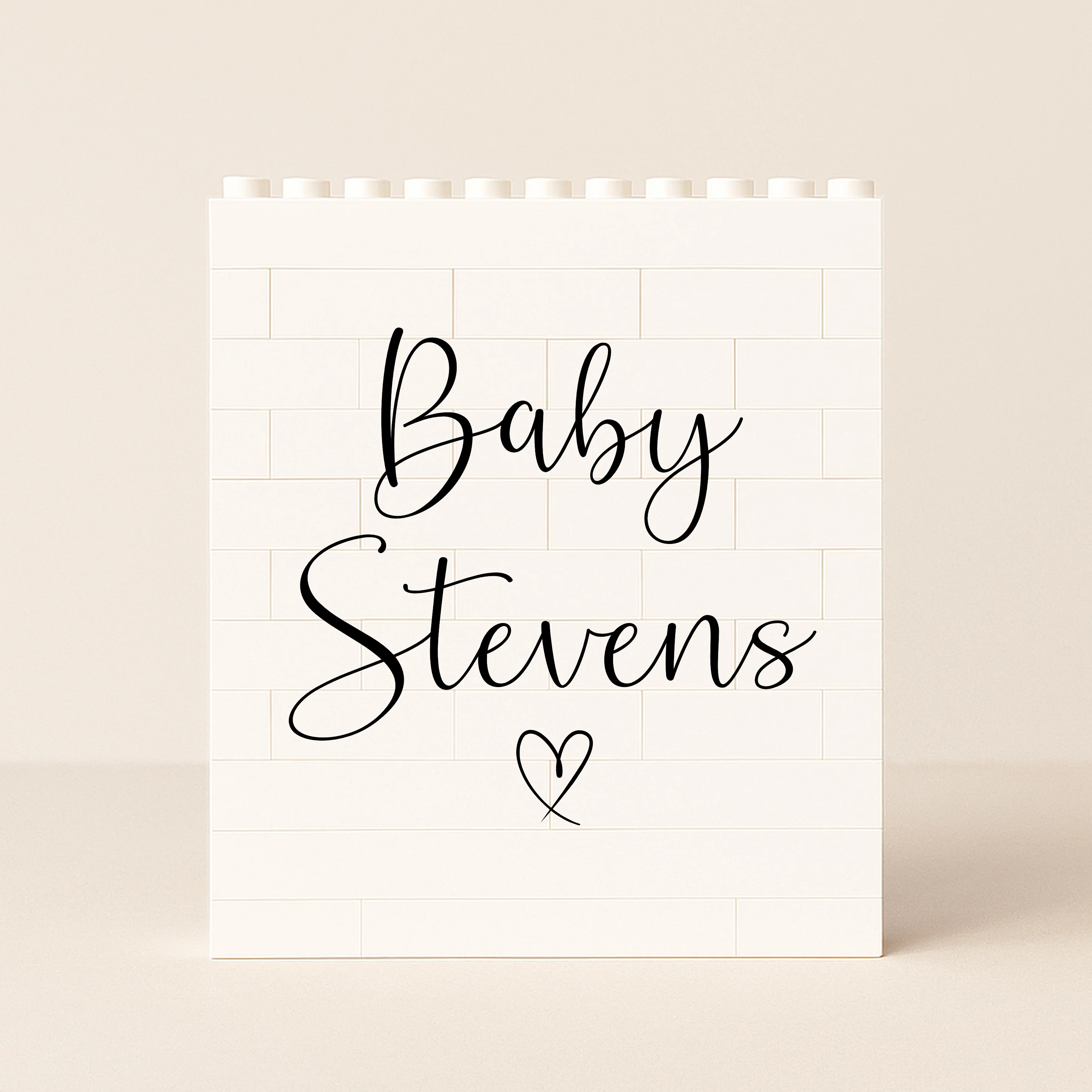 Personalised Baby Name Scan Building Blocks - Image 4
