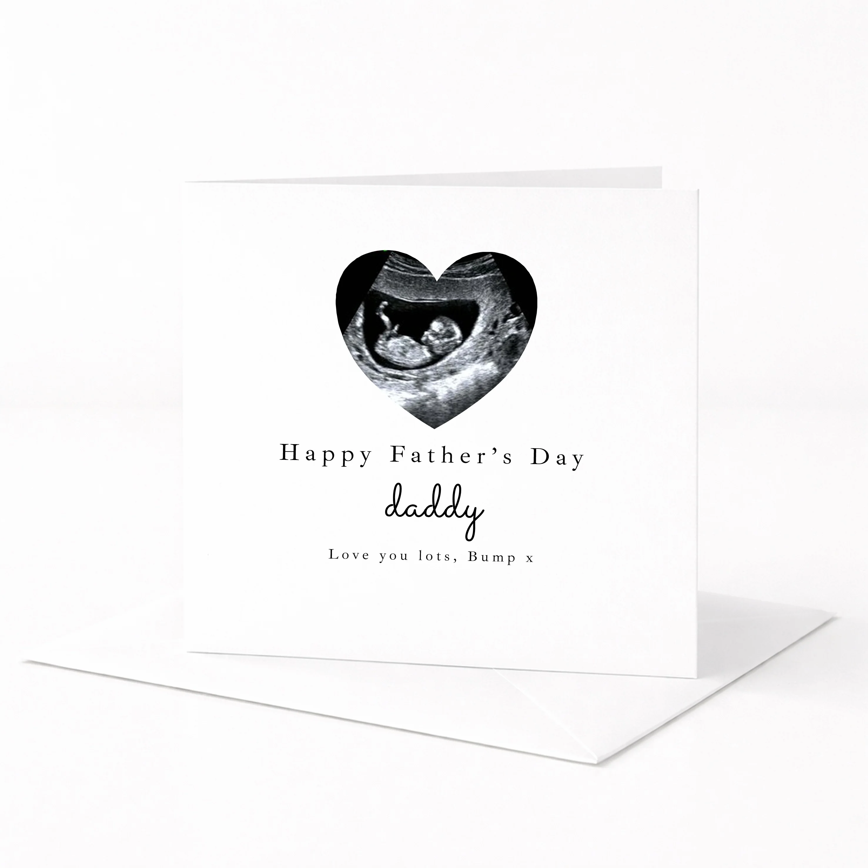 Personalised Baby Scan Happy 1st Father's Day Card - Image 7