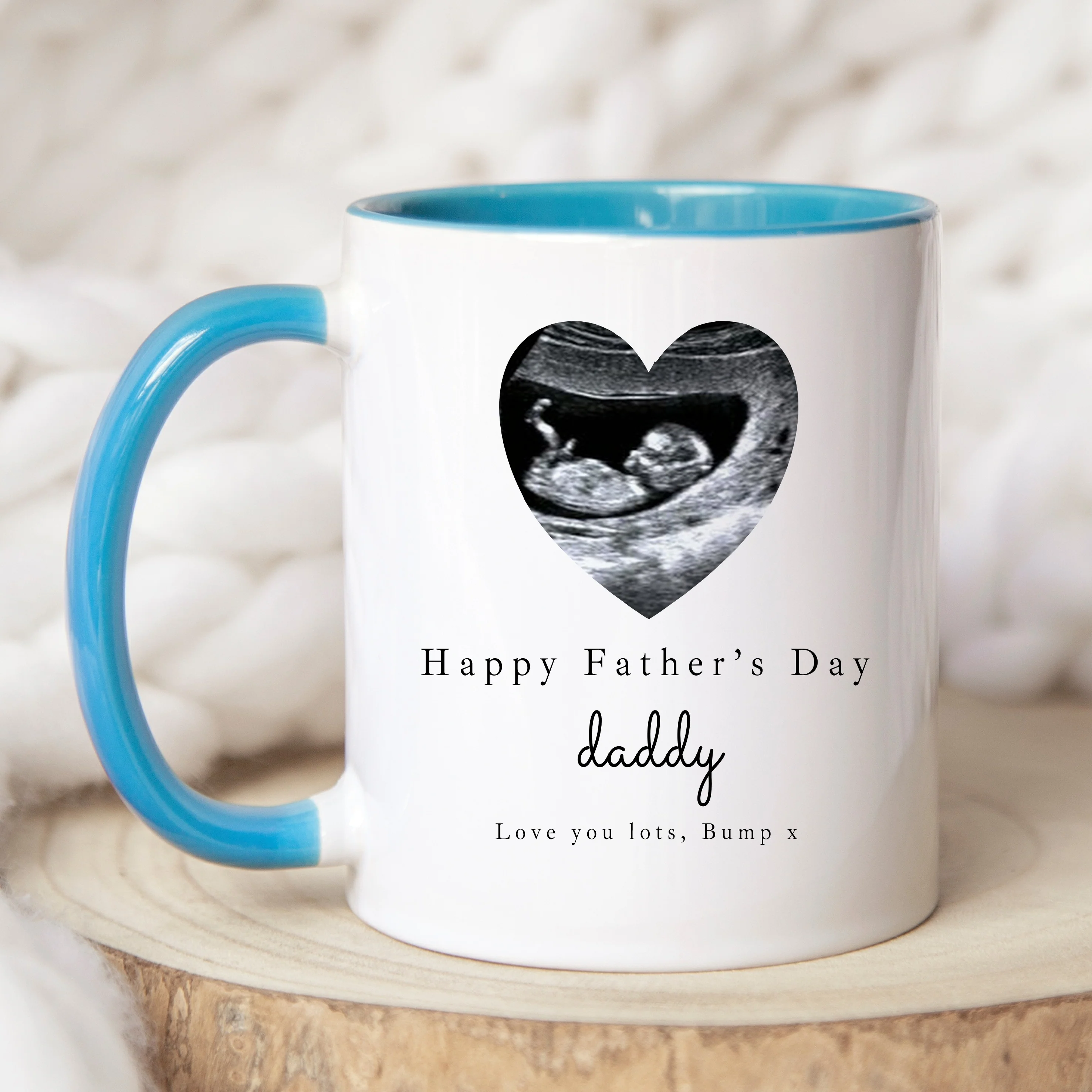 Personalised Baby Scan Happy Father's Day Mug - Image 5