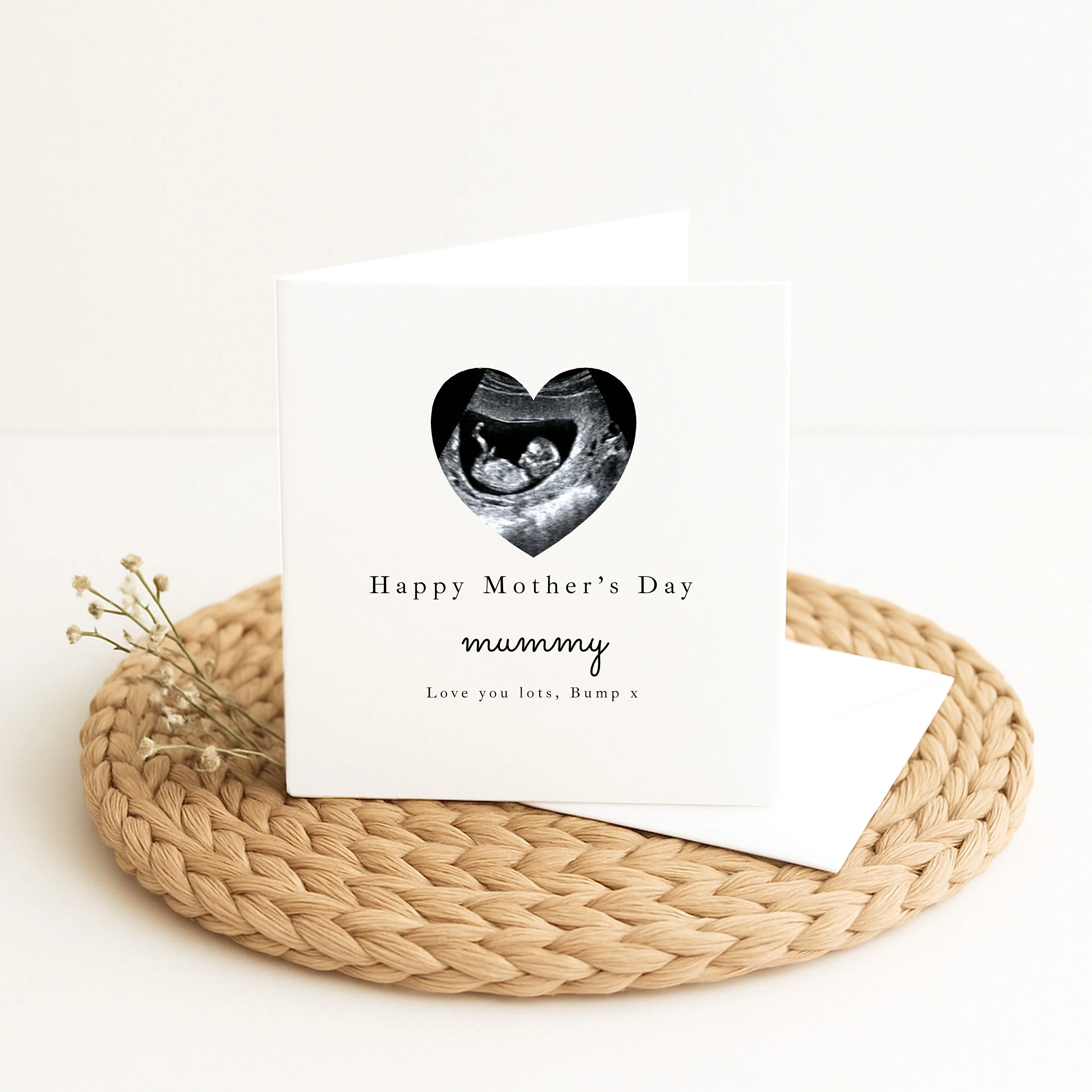 Personalised Baby Scan Happy Mother's Day Card - Image 3