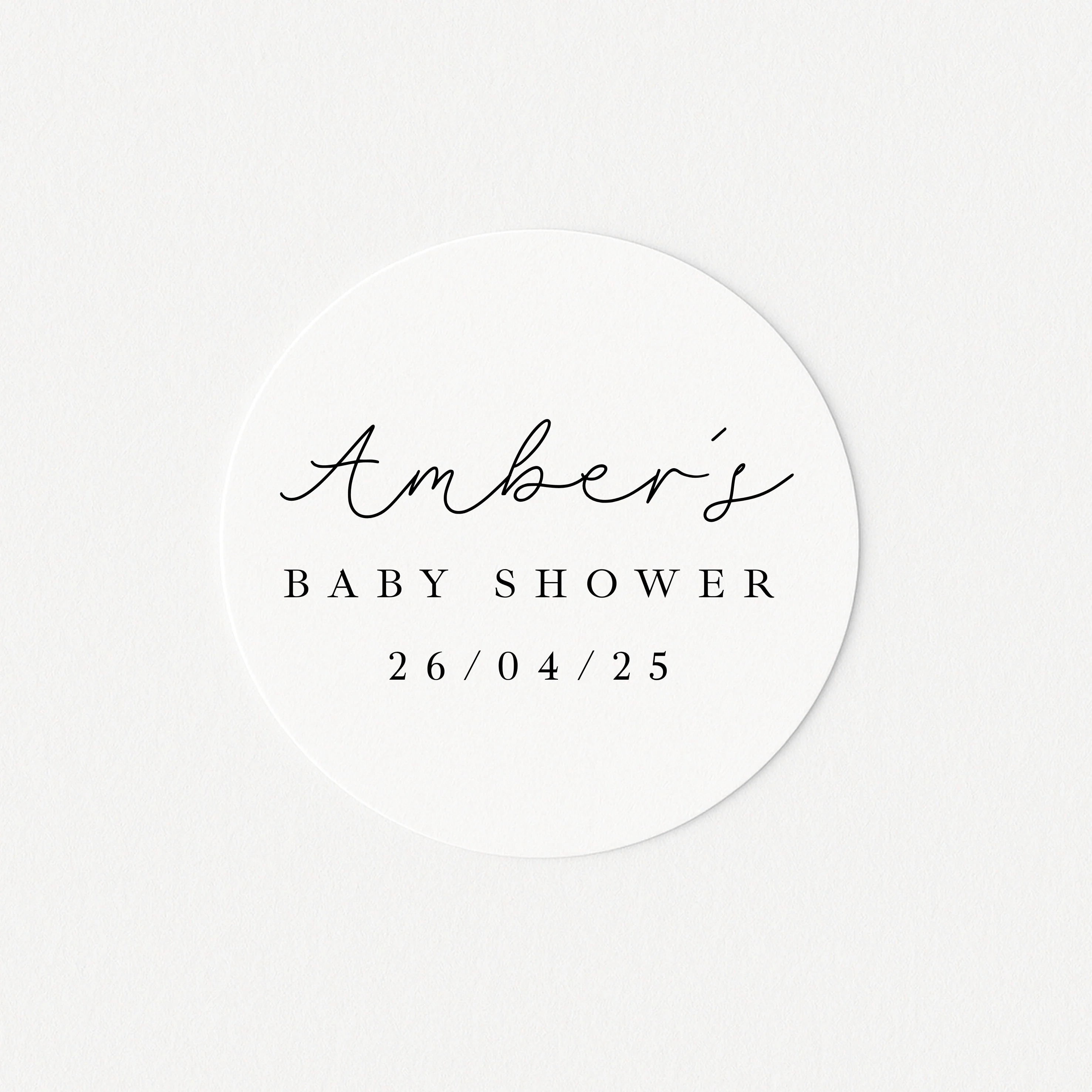 Personalised Baby Shower Stickers - Image 3