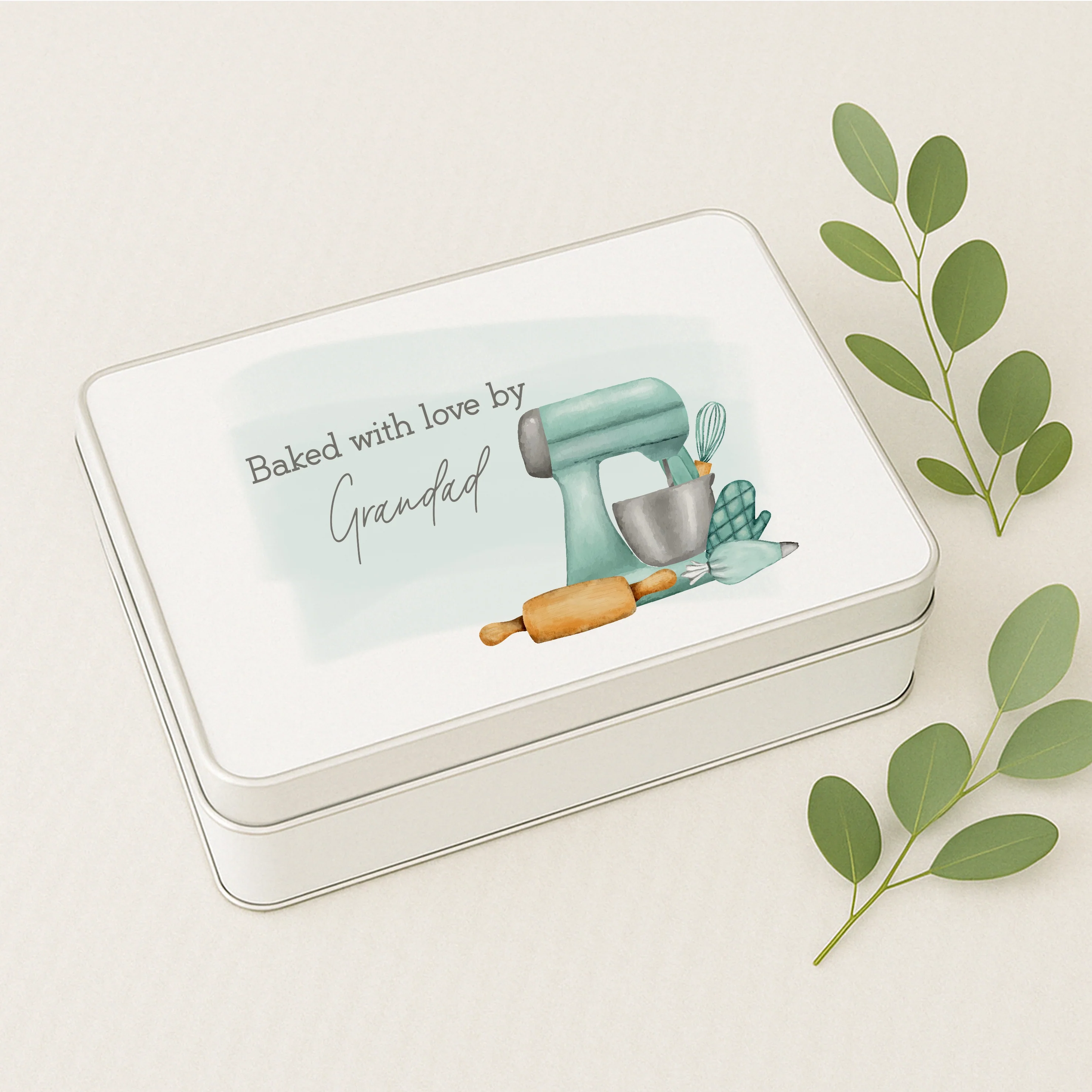Personalised Baked With Love By Tin
