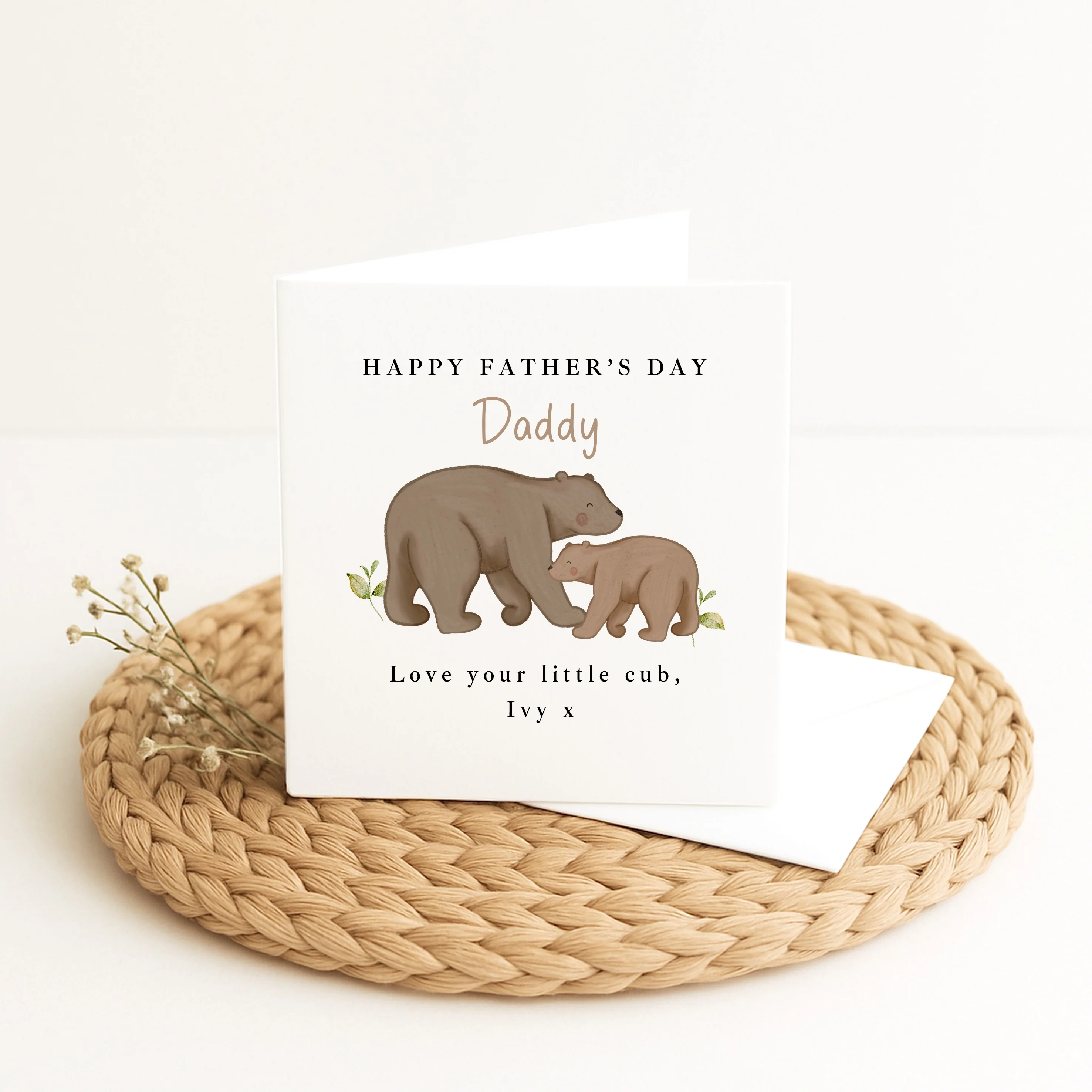 Personalised Bears Happy Father's Day Card - Image 6