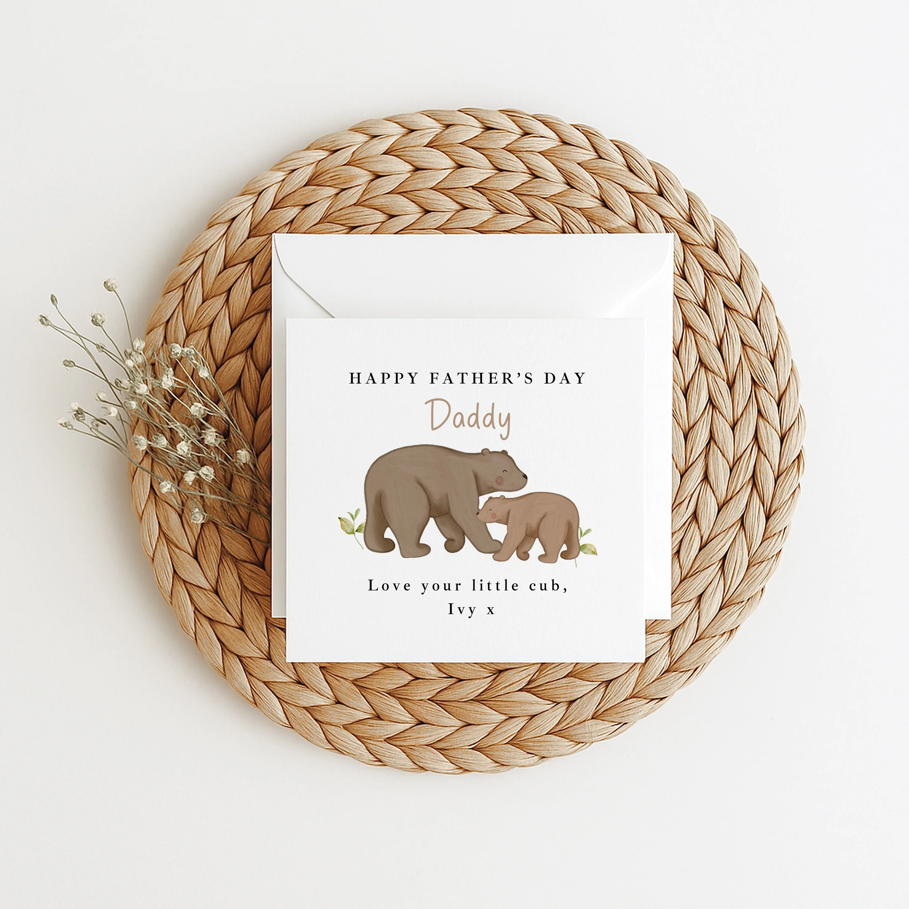 Personalised Bears Happy Father's Day Card - Image 7