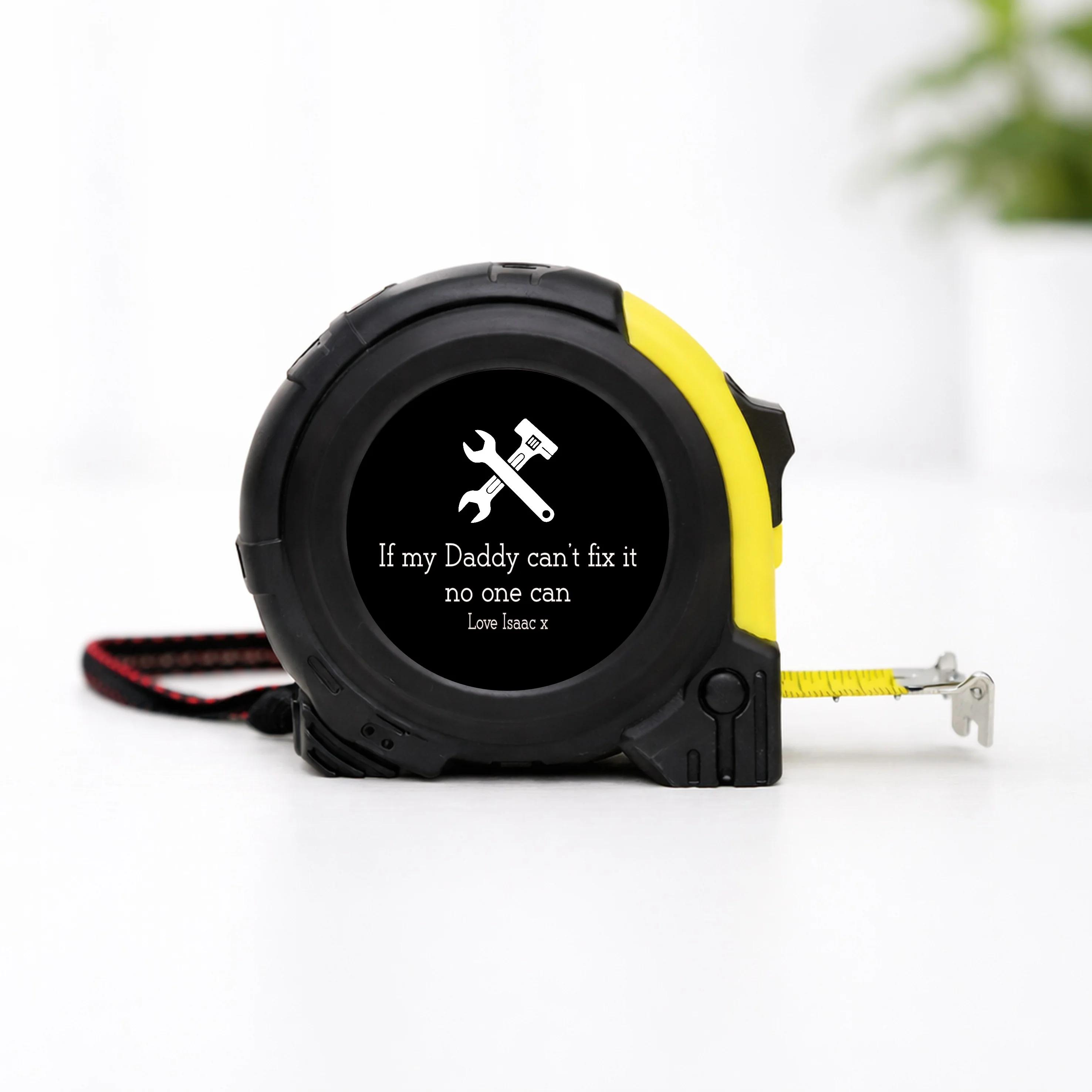 Personalised Black If My Daddy Can't Fix It No One Can Tape Measure - Image 4
