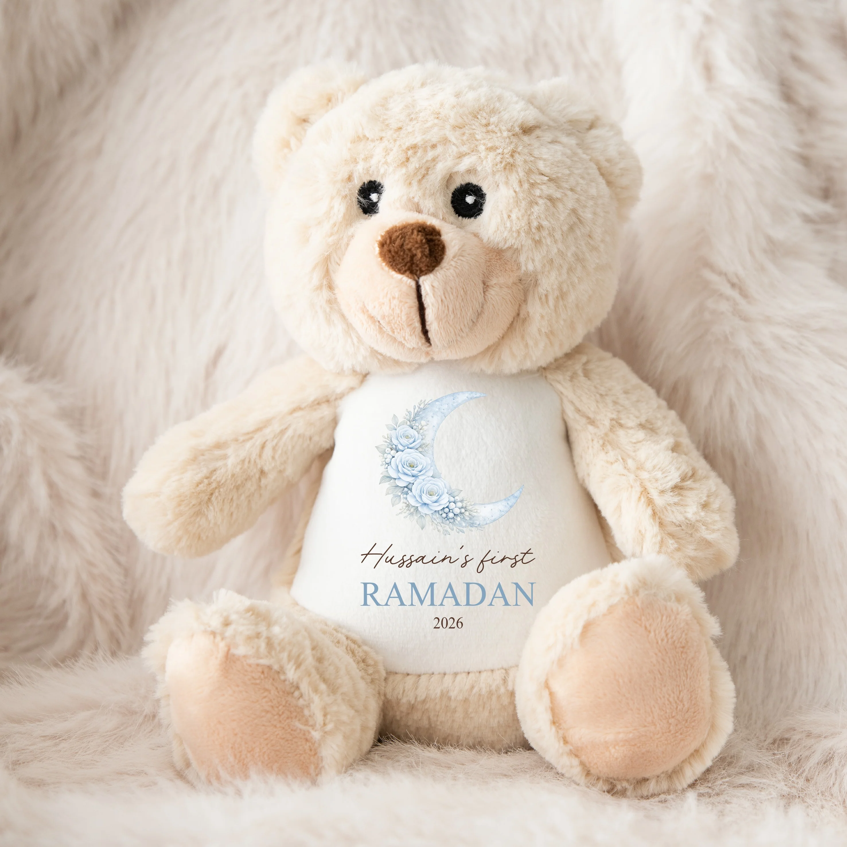 Personalised Blue Moon My First Eid Teddy - Image 3