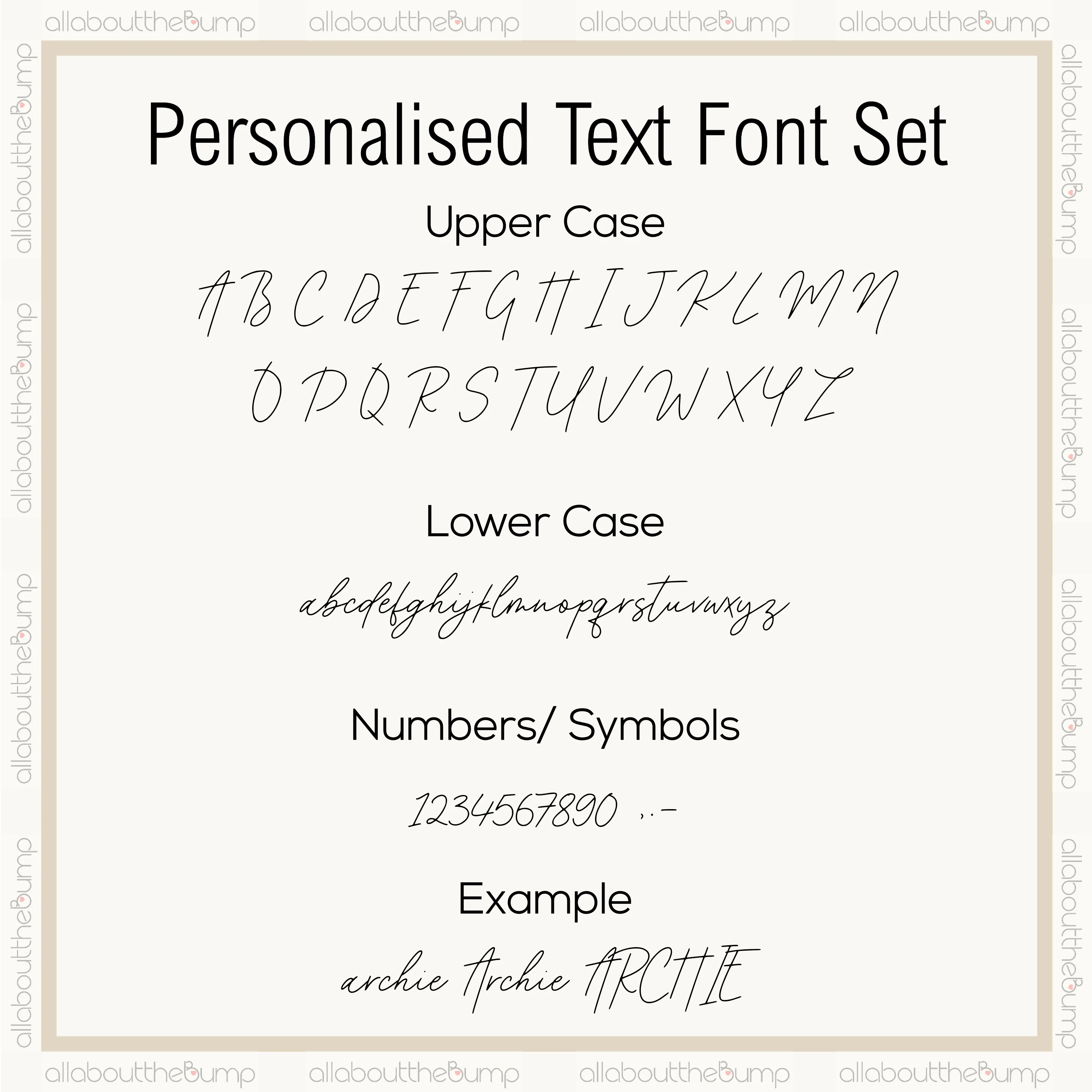 Personalised Brown Bear Baby Shower Stickers - Image 7