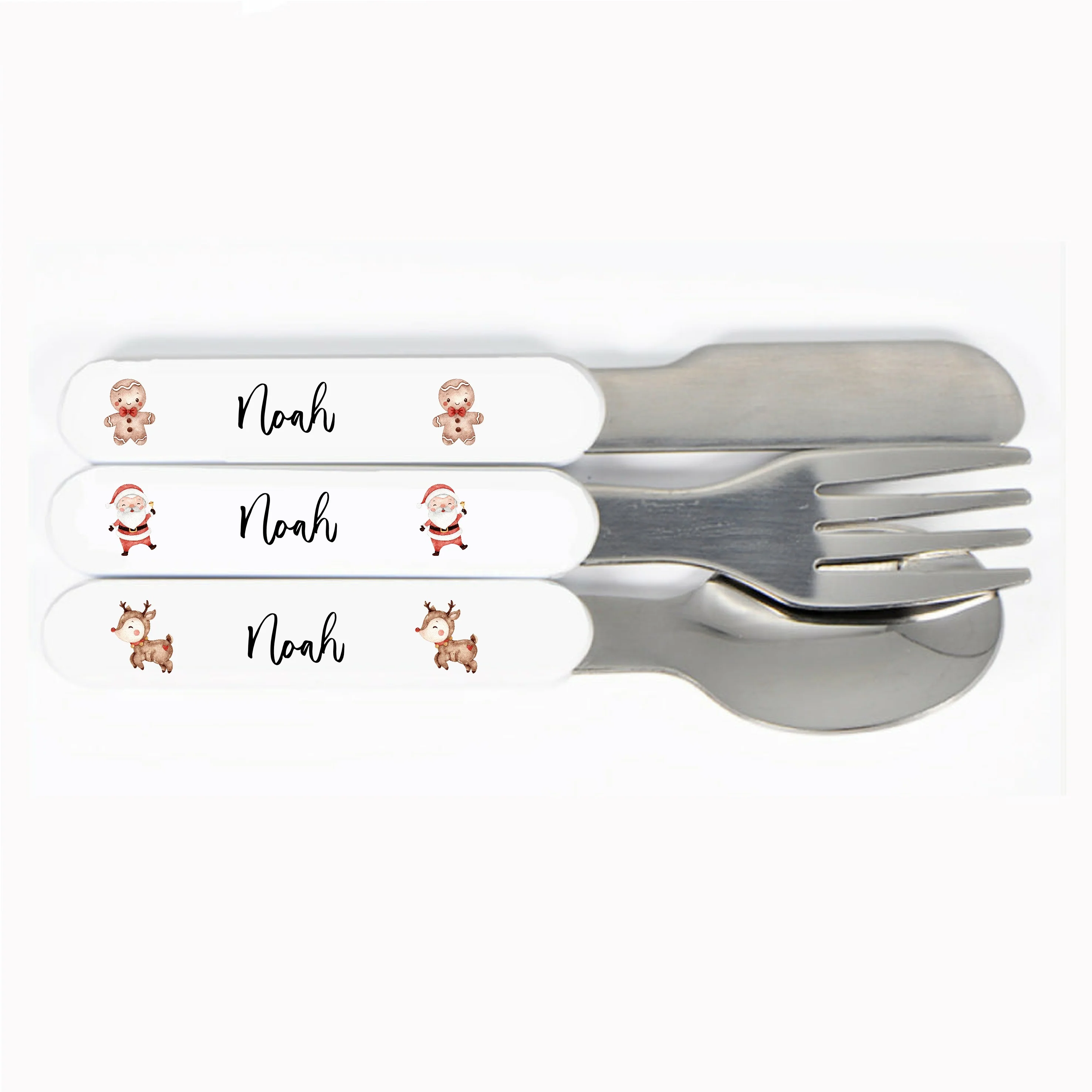 Personalised Christmas Place Mat With Optional Cutlery and Mug - Image 2