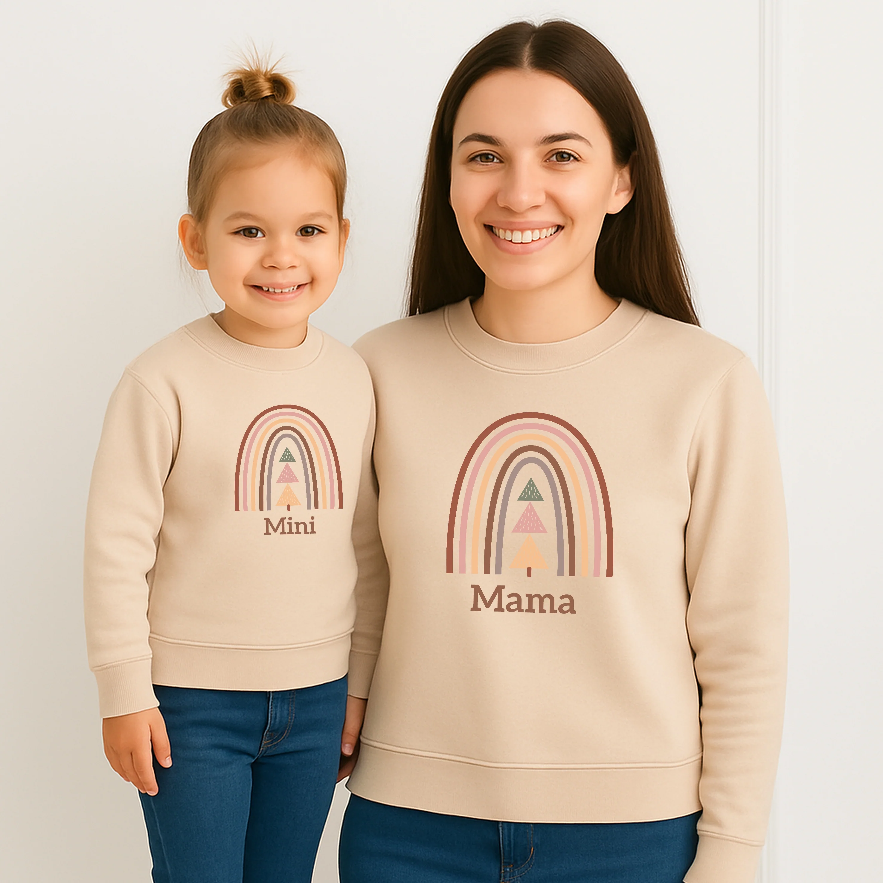 Personalised Christmas Tree Matching Sweatshirts