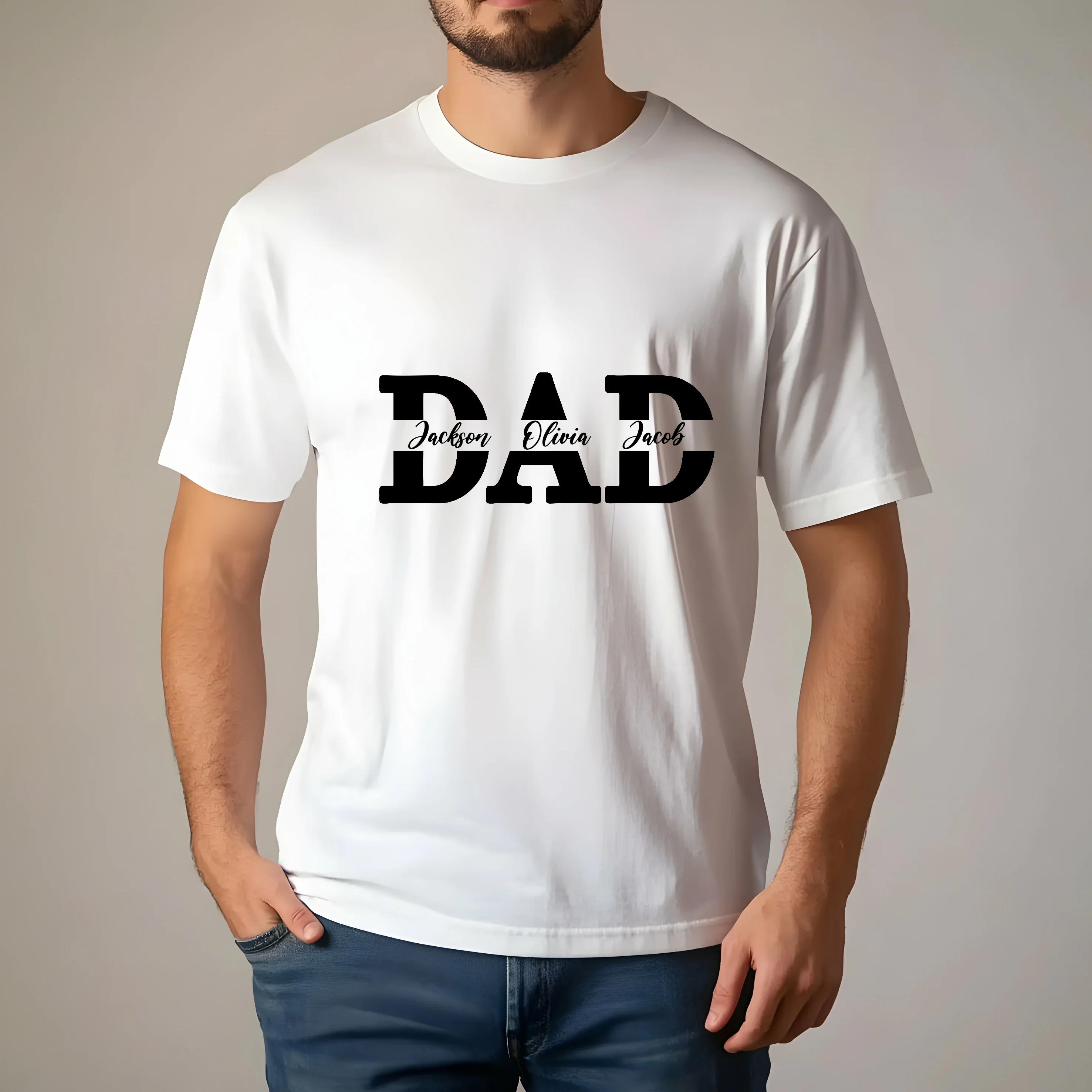 Personalised Dad To T-shirt - Image 2