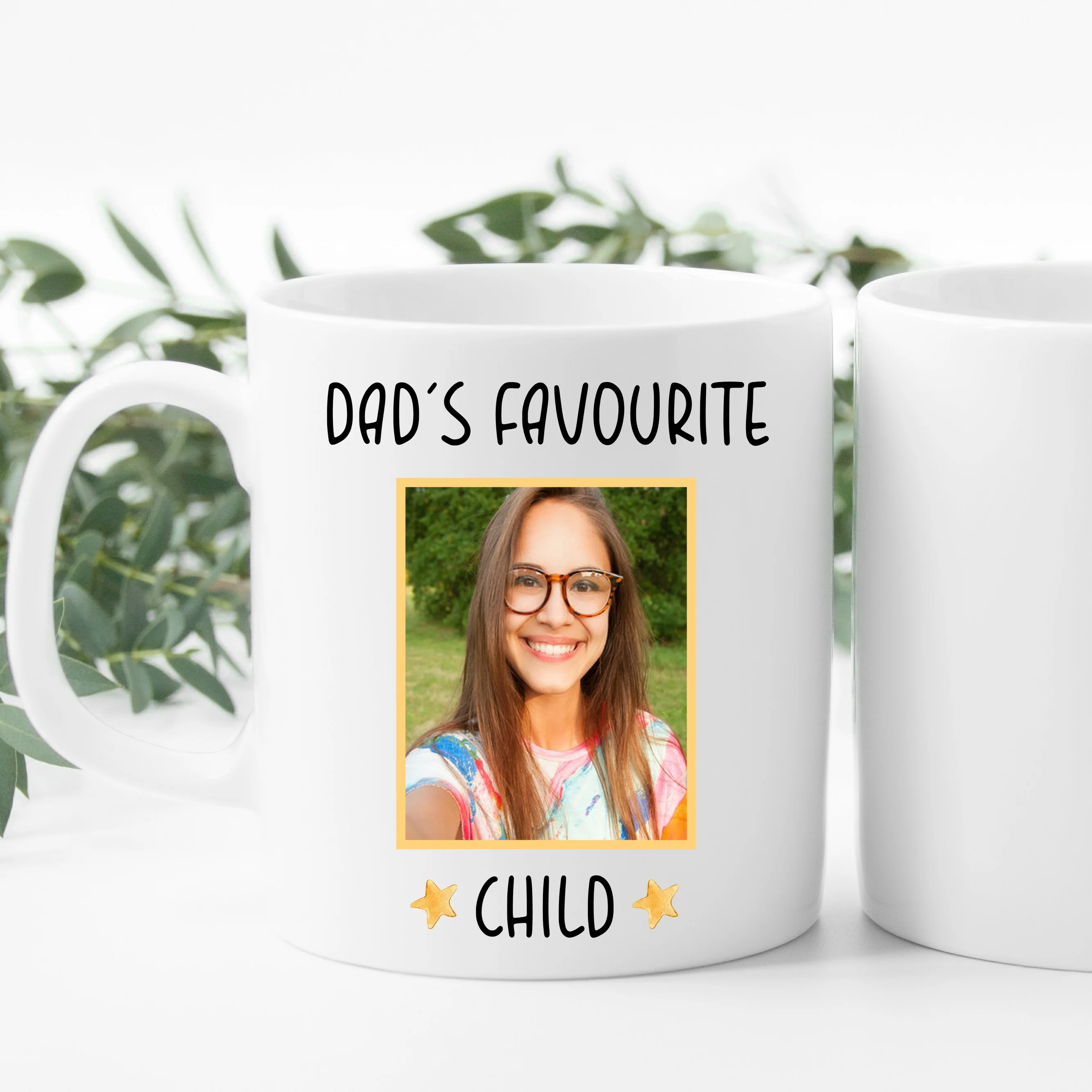 Personalised Photo Dad's Favourite Child Mug - Image 5