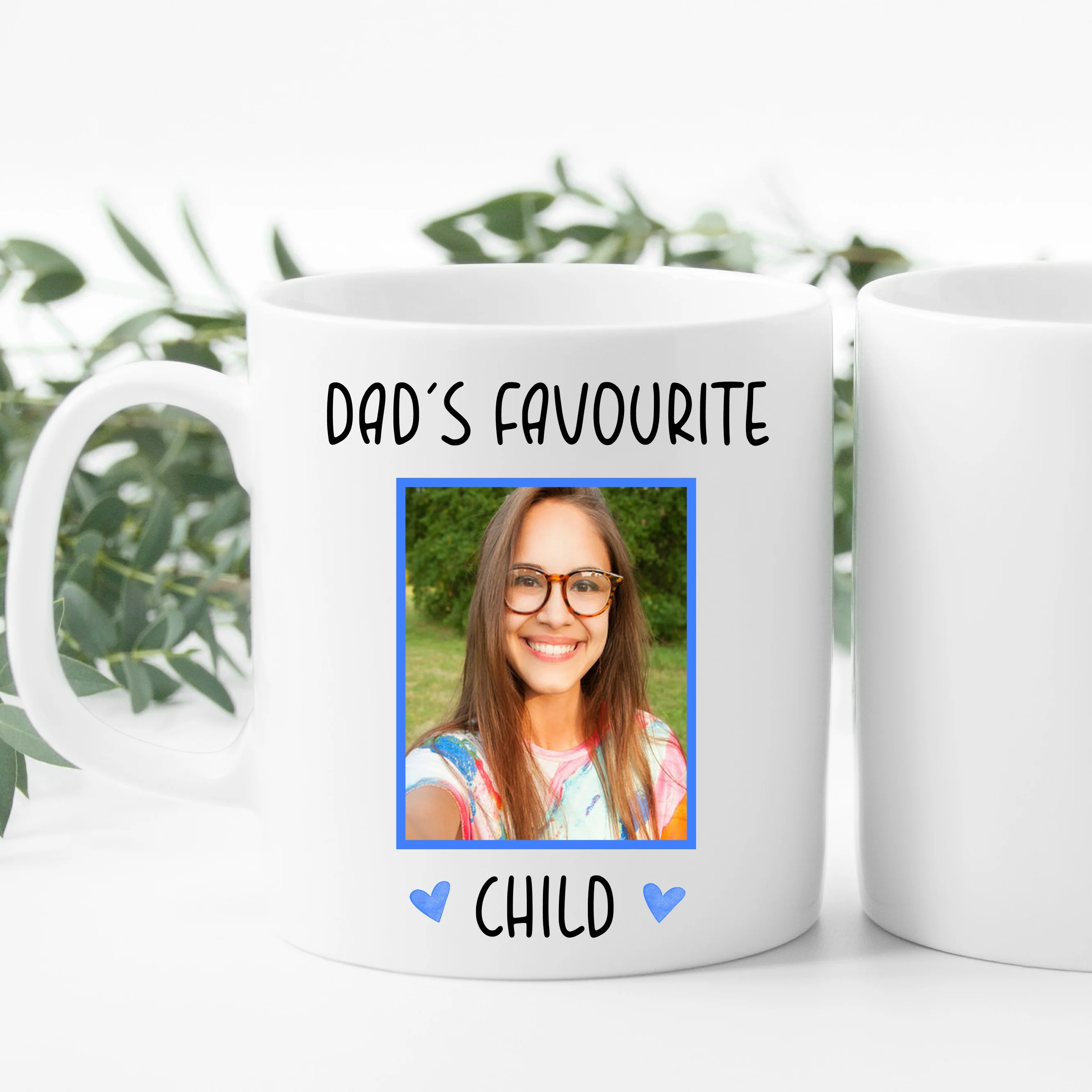 Personalised Photo Dad's Favourite Child Mug - Image 6