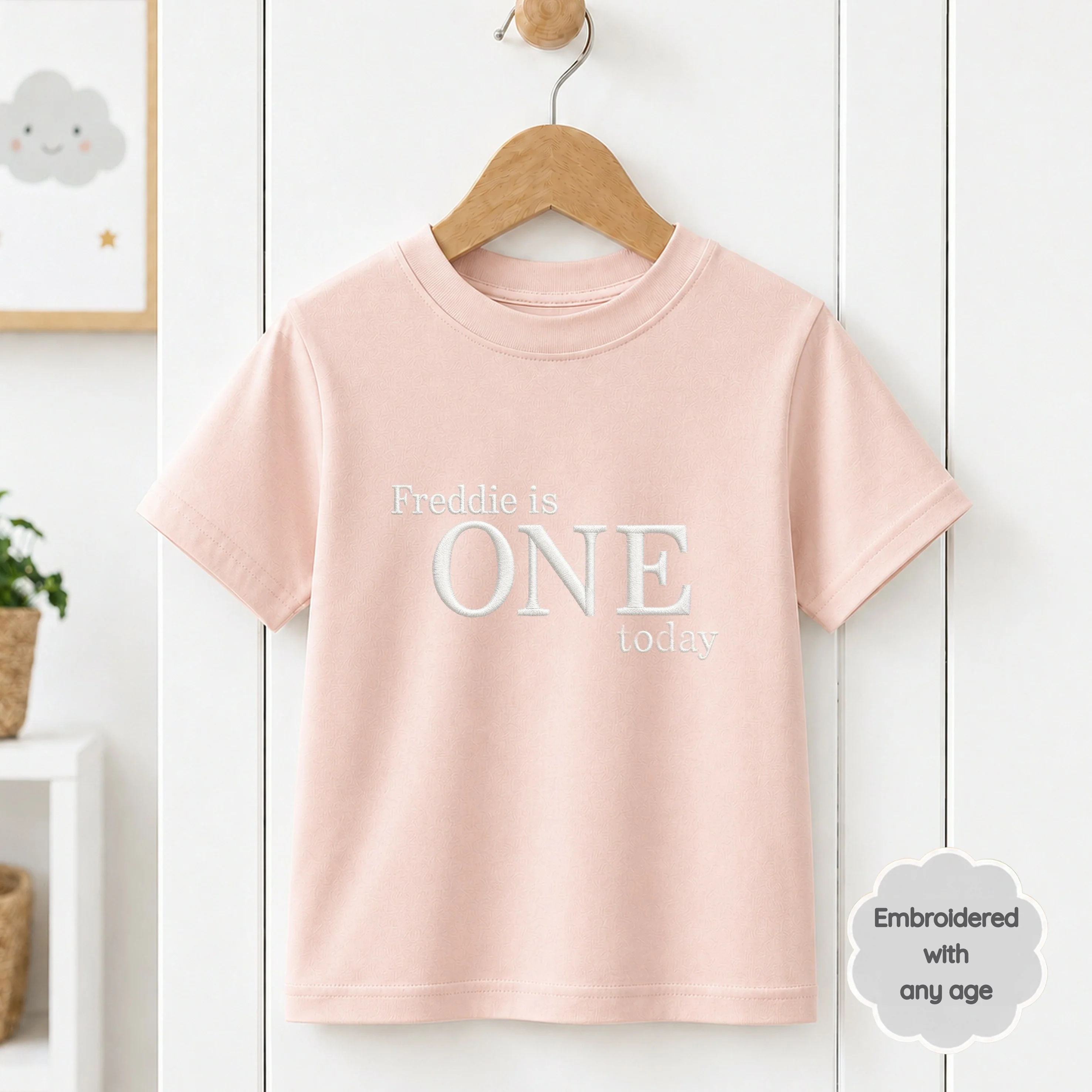 Personalised Embroidered Any Age It's My Birthday T-Shirt - Image 3