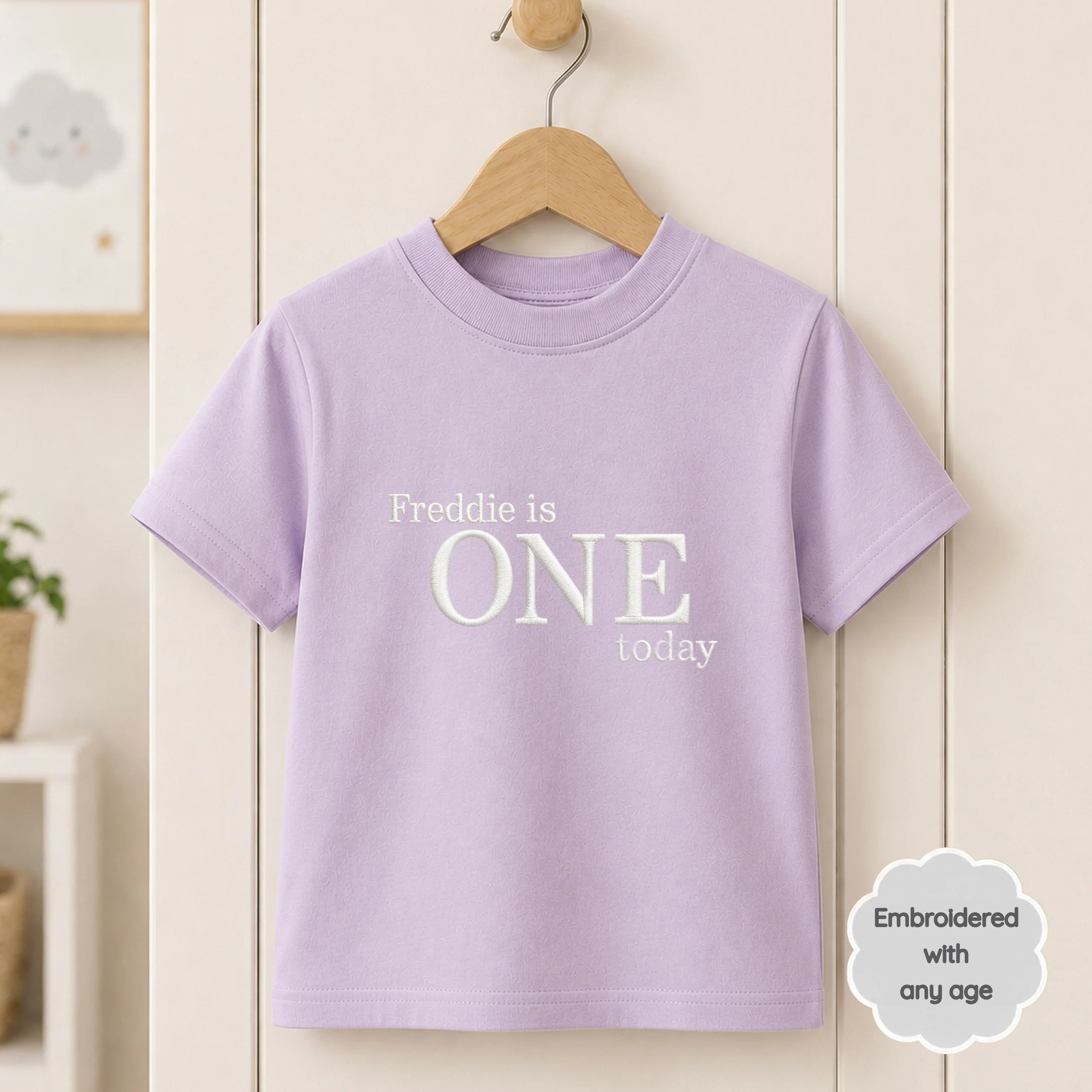 Personalised Embroidered Any Age It's My Birthday T-Shirt - Image 7
