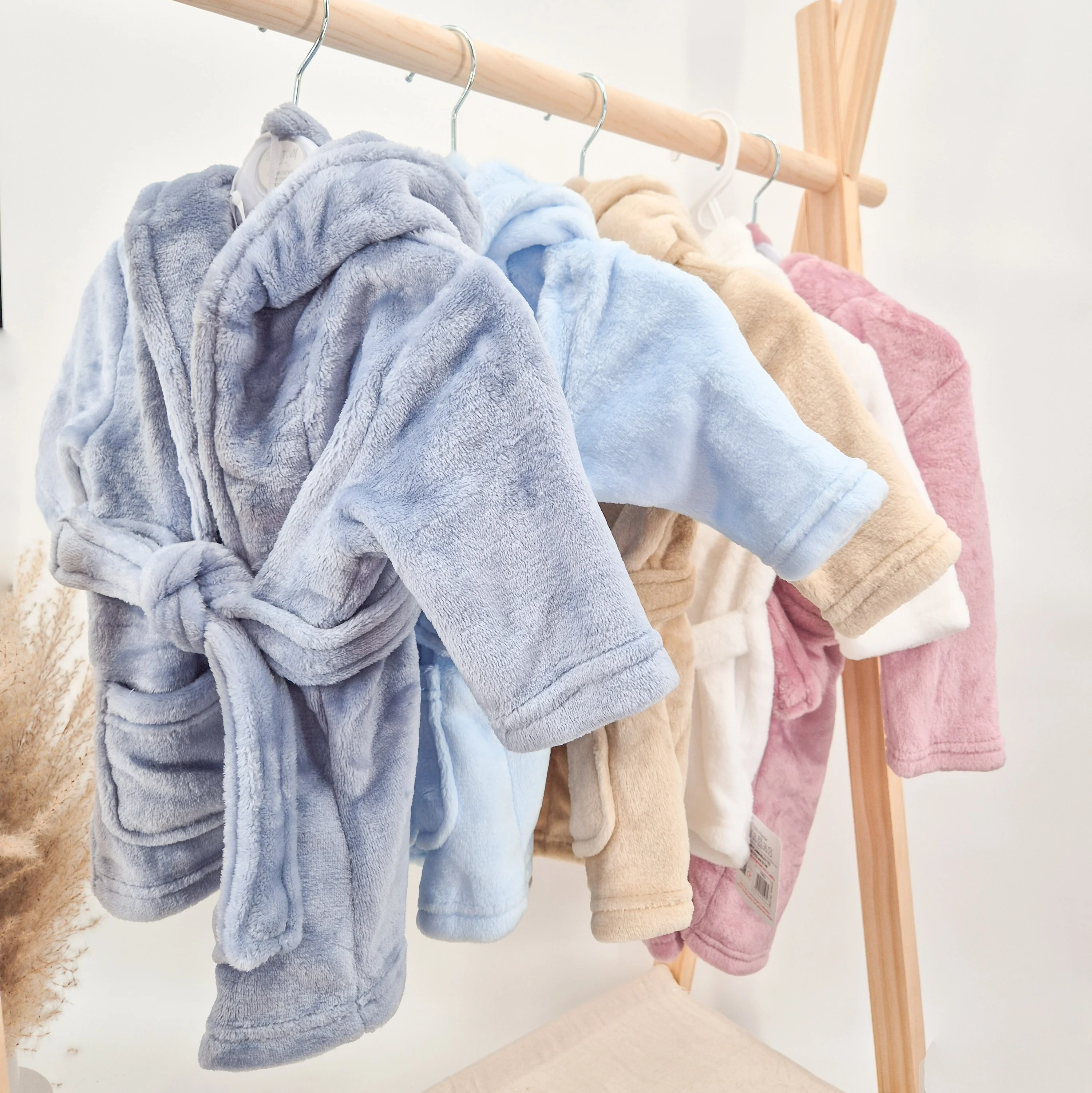 Personalised Embroidered Front Toddler Dressing Gown - Image 2