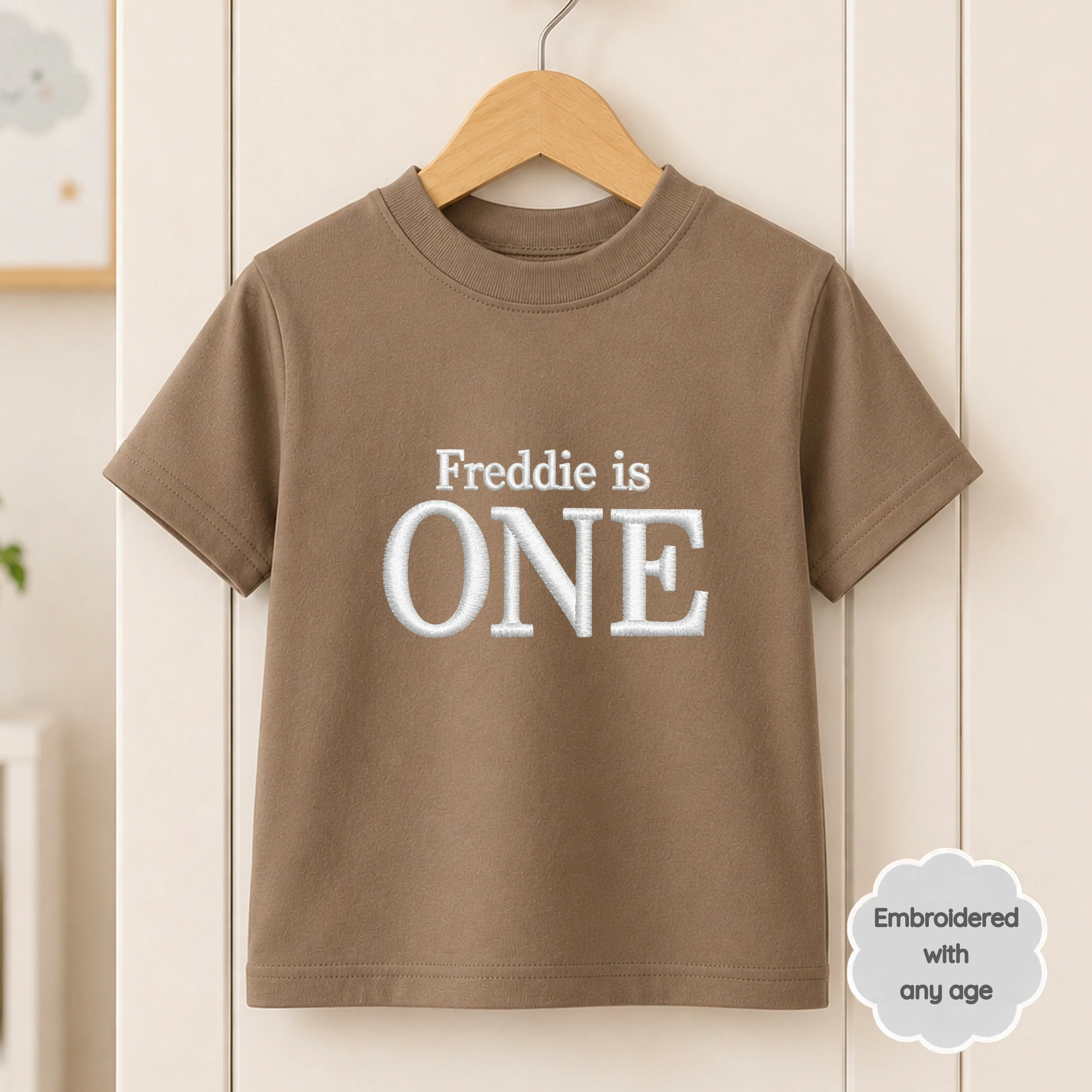 Personalised Embroidered I Am Any Age Birthday T-Shirt - Image 3