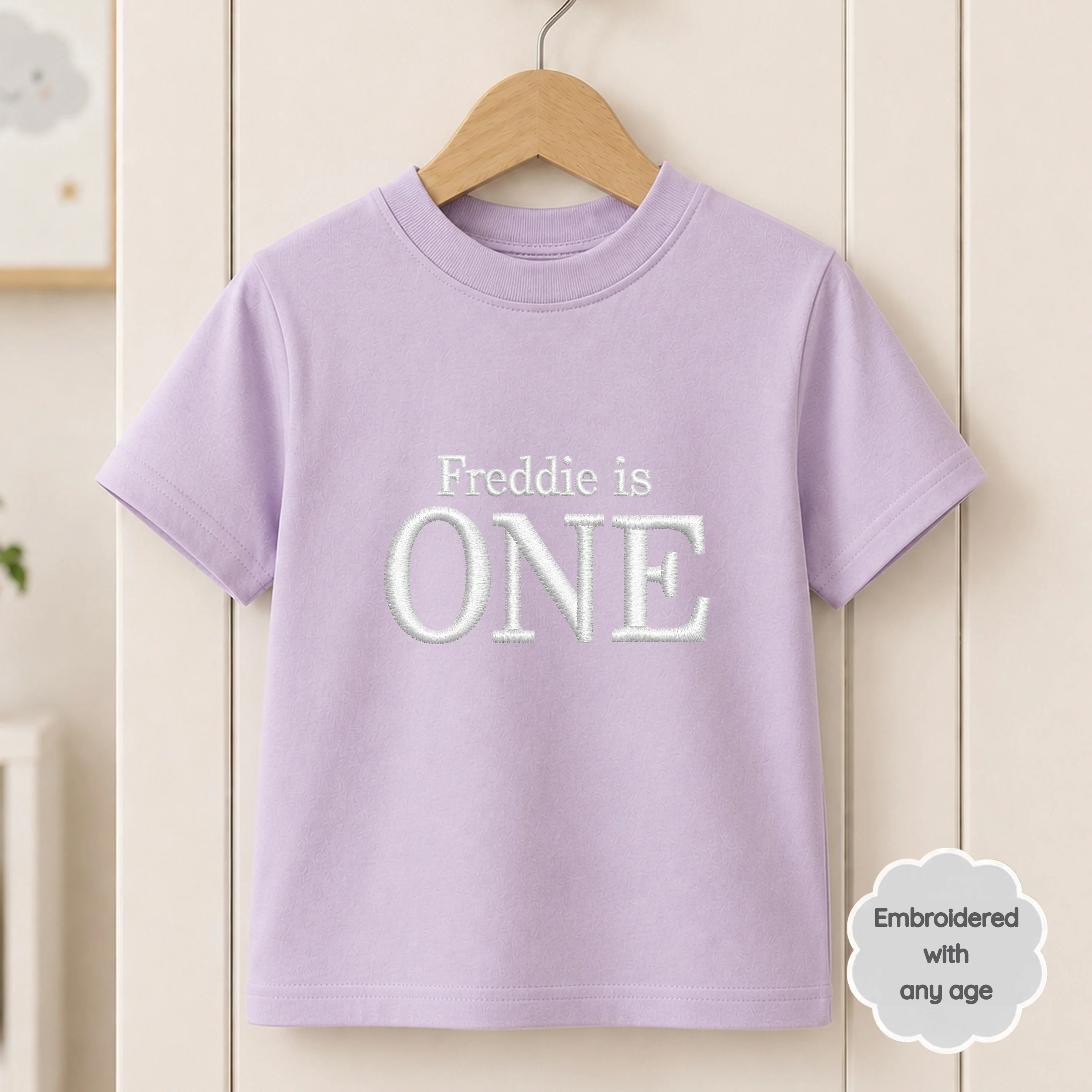 Personalised Embroidered I Am Any Age Birthday T-Shirt - Image 5